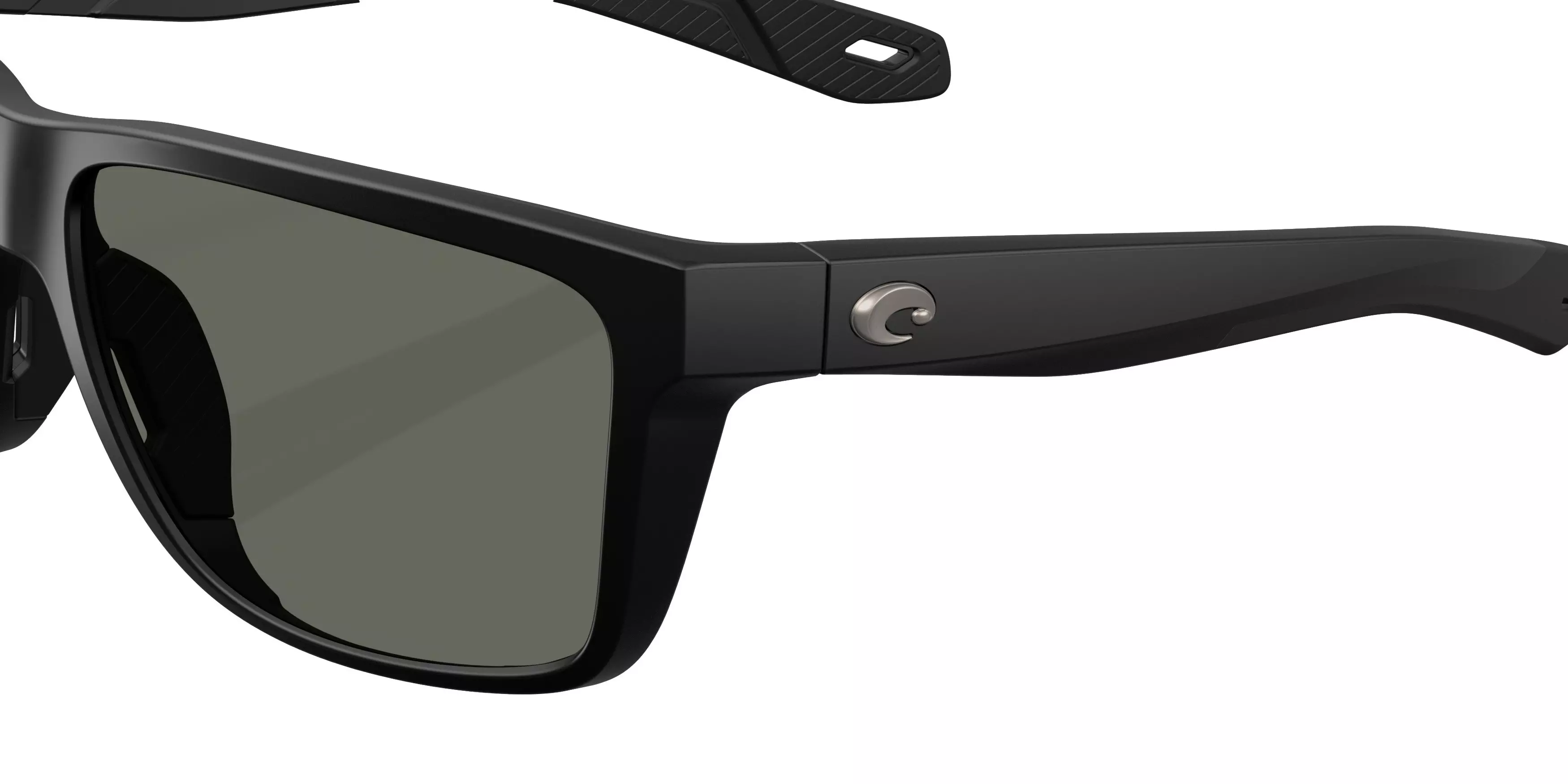 Costa Del Mar Broadbill II Grey 580G Polarized Sunglasses - Matte Black - BLACK/GREY