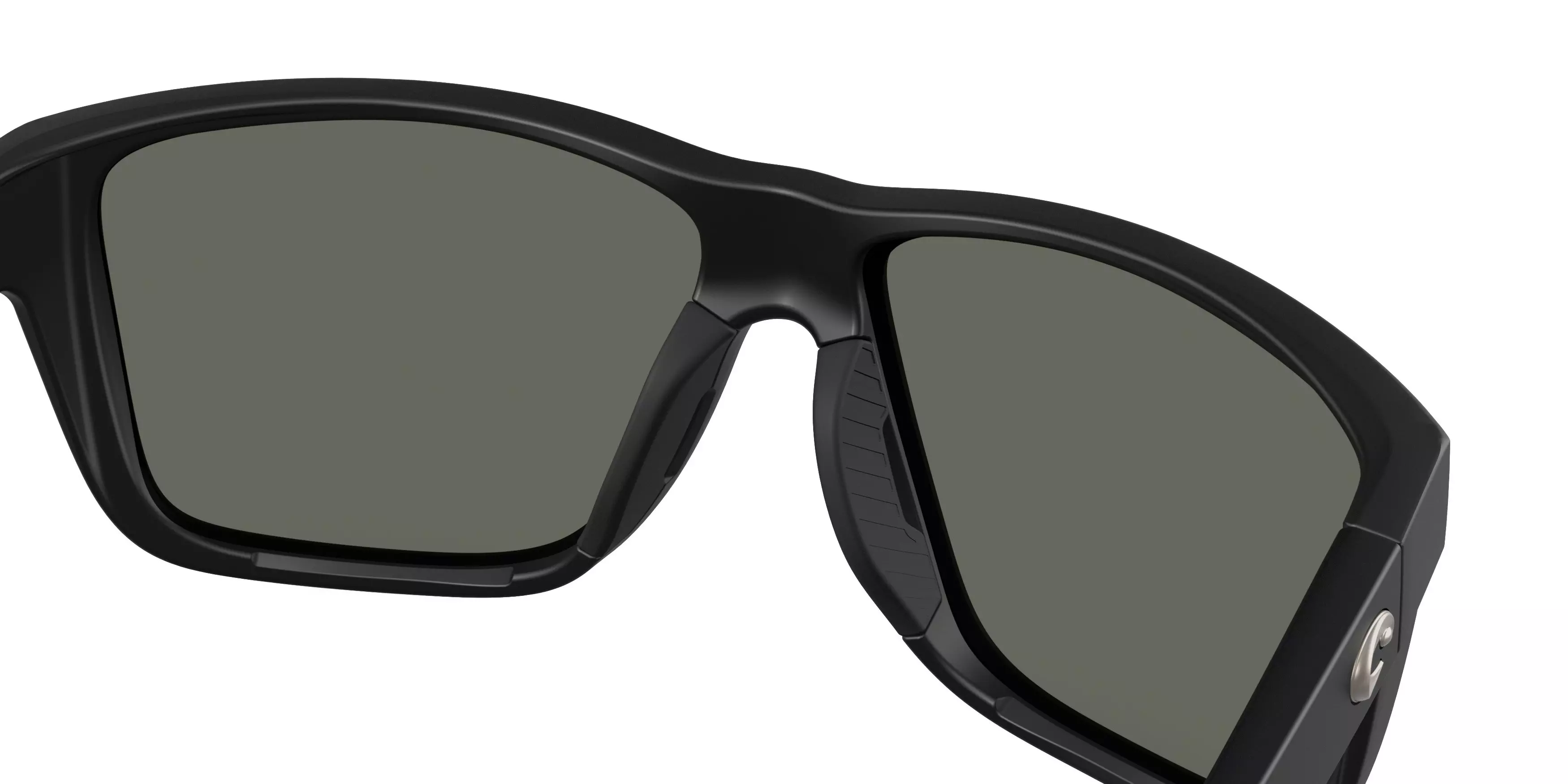 Costa Del Mar Broadbill II Grey 580G Polarized Sunglasses - Matte Black - BLACK/GREY