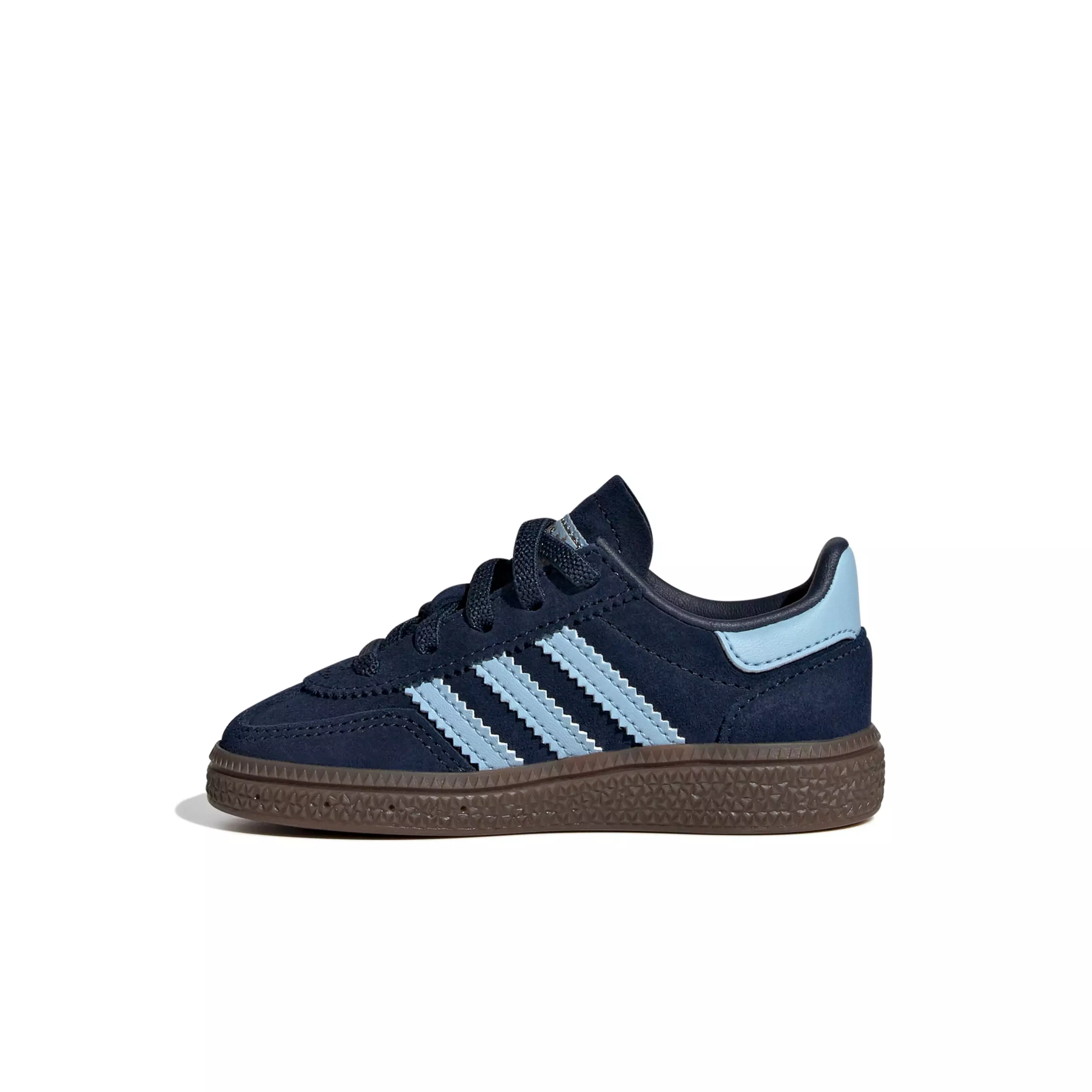 adidas Originals Handball Spezial Comfort Closure "Collegiate Navy/Sky/Gum 5" Infant Boys' Shoe - NAVY/SKY/GUM