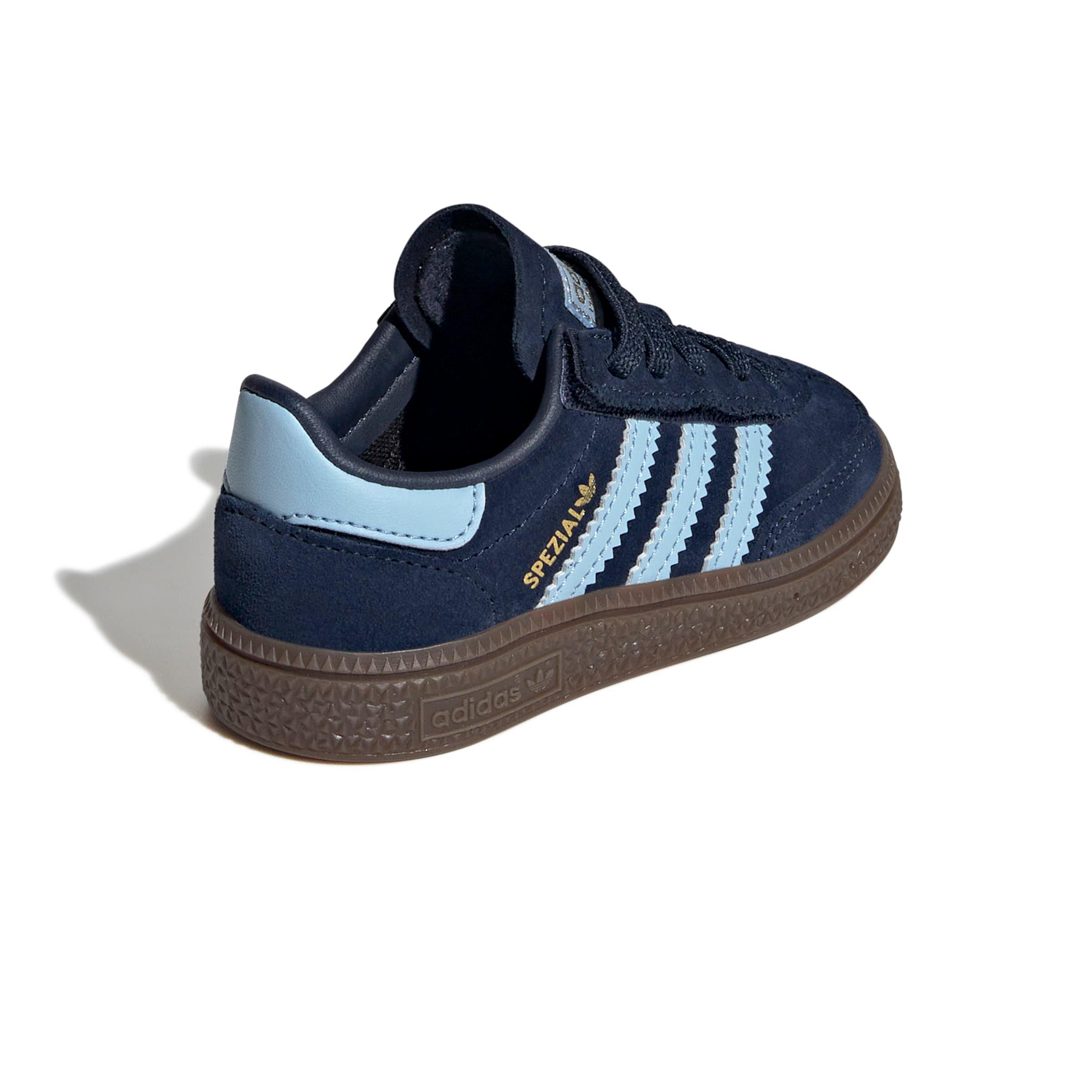 adidas Originals Handball Spezial Comfort Closure Infant Boys' "Collegiate Navy/Sky/Gum 5" Shoe