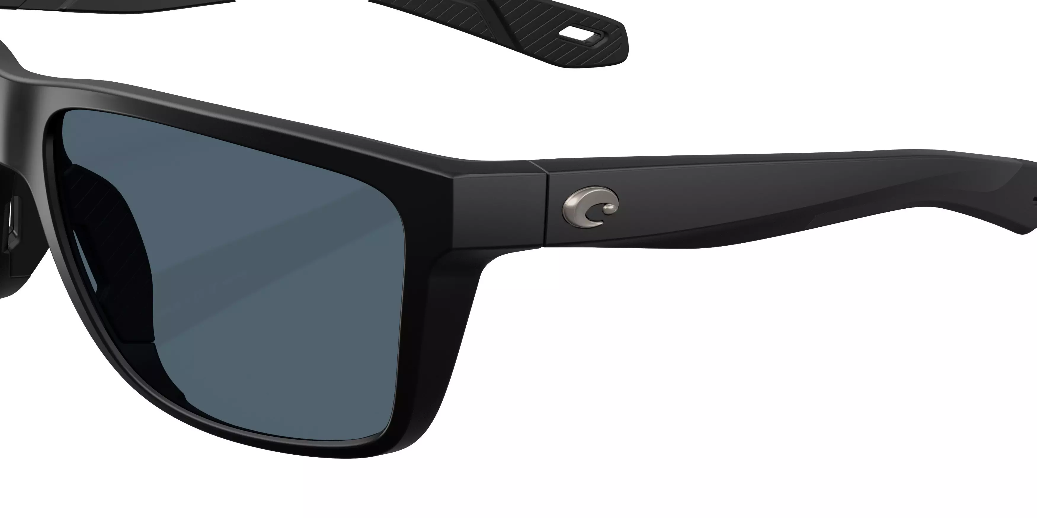 Costa Del Mar Broadbill II Grey 580P Polarized Sunglasses - Matte Black - BLACK/GREY