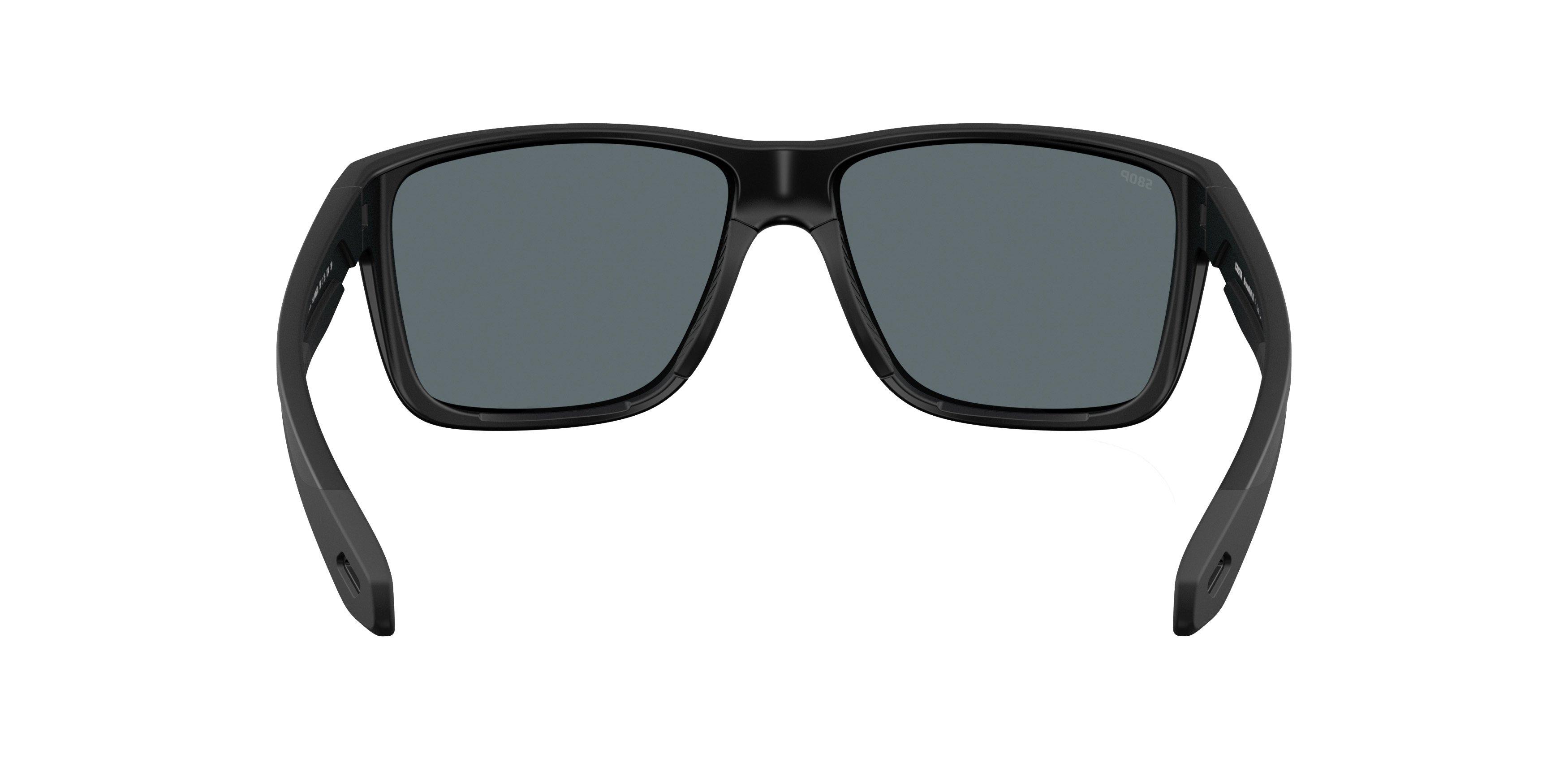 Costa Del Mar Broadbill II Blue Mirror 580P Polarized Sunglasses - Matte Black - BLACK/BLUE Thumbnail View 3