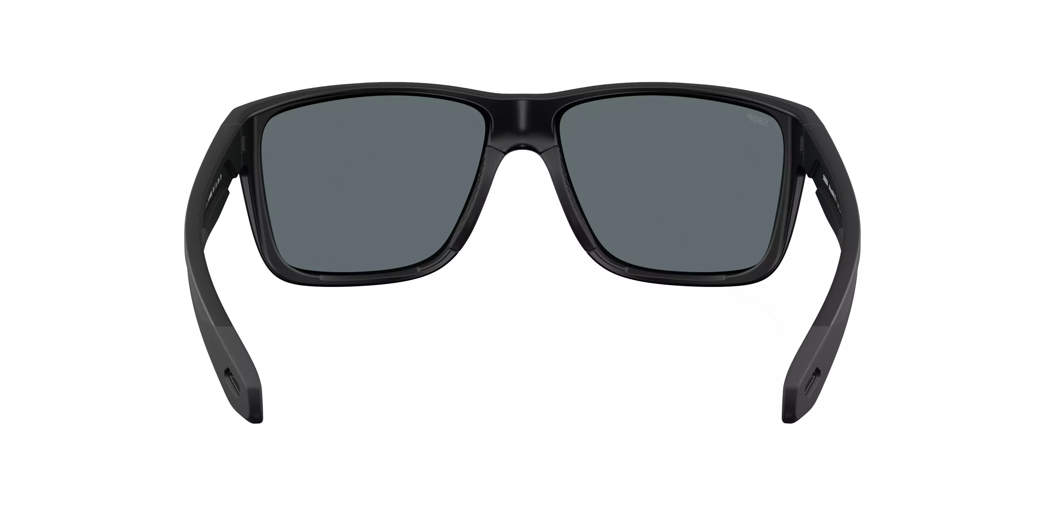 Costa Del Mar Broadbill II Blue Mirror 580P Polarized Sunglasses - Matte Black - BLACK/BLUE