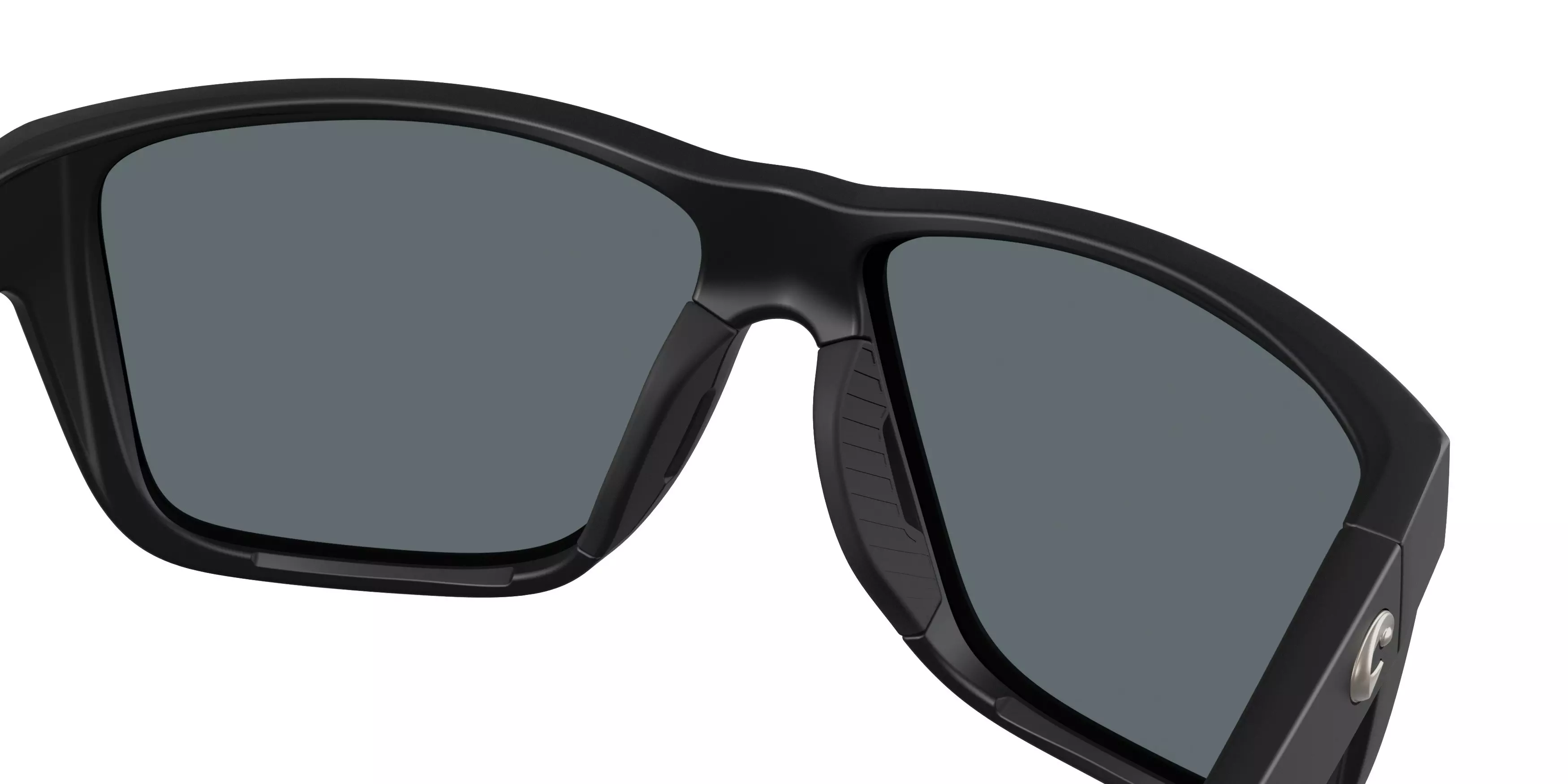 Costa Del Mar Broadbill II Blue Mirror 580P Polarized Sunglasses - Matte Black - BLACK/BLUE
