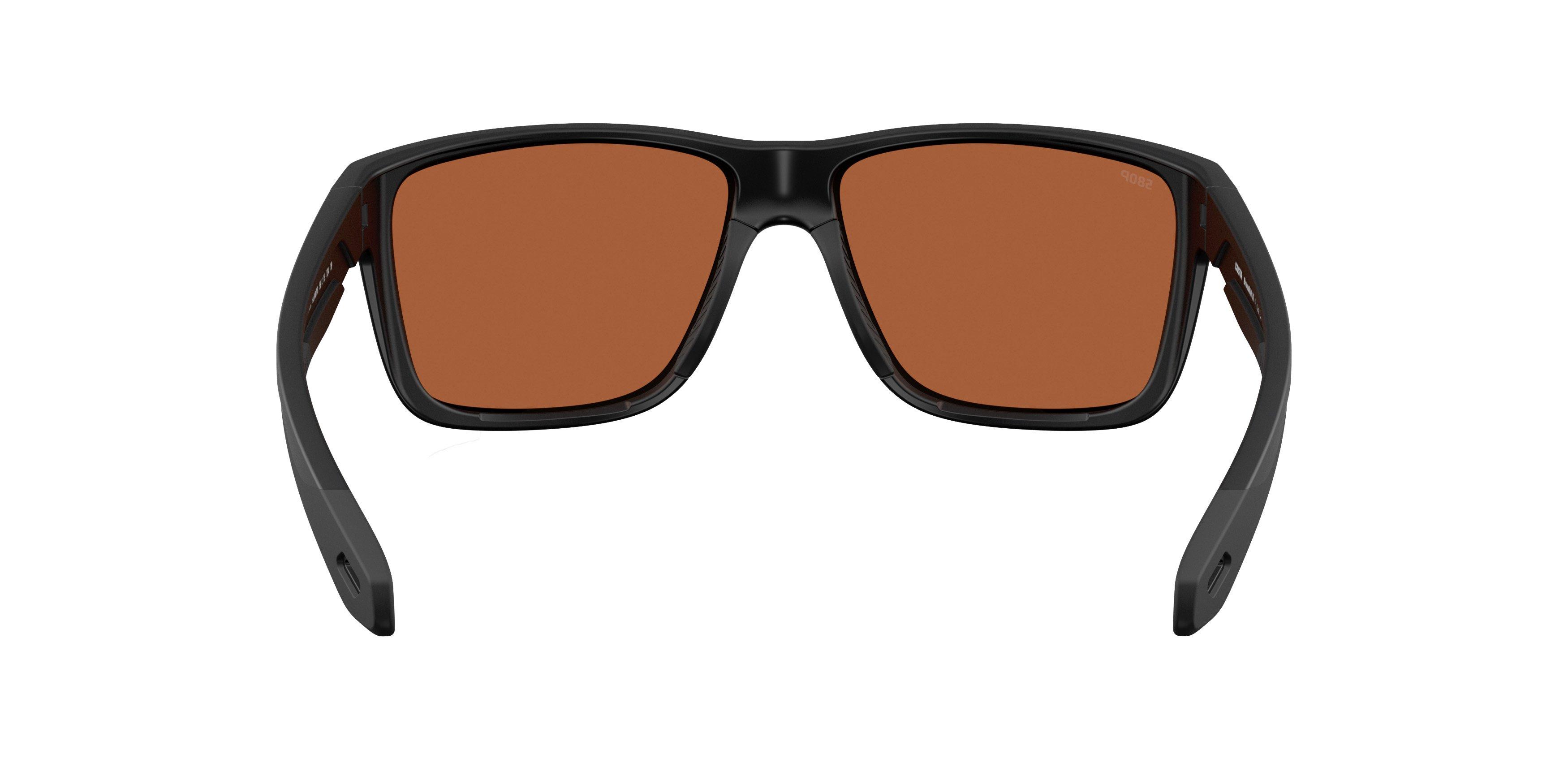 Costa Del Mar Broadbill II Green Mirror 580P Polarized Sunglasses - Matte Black - BLACK/GREEN Thumbnail View 3