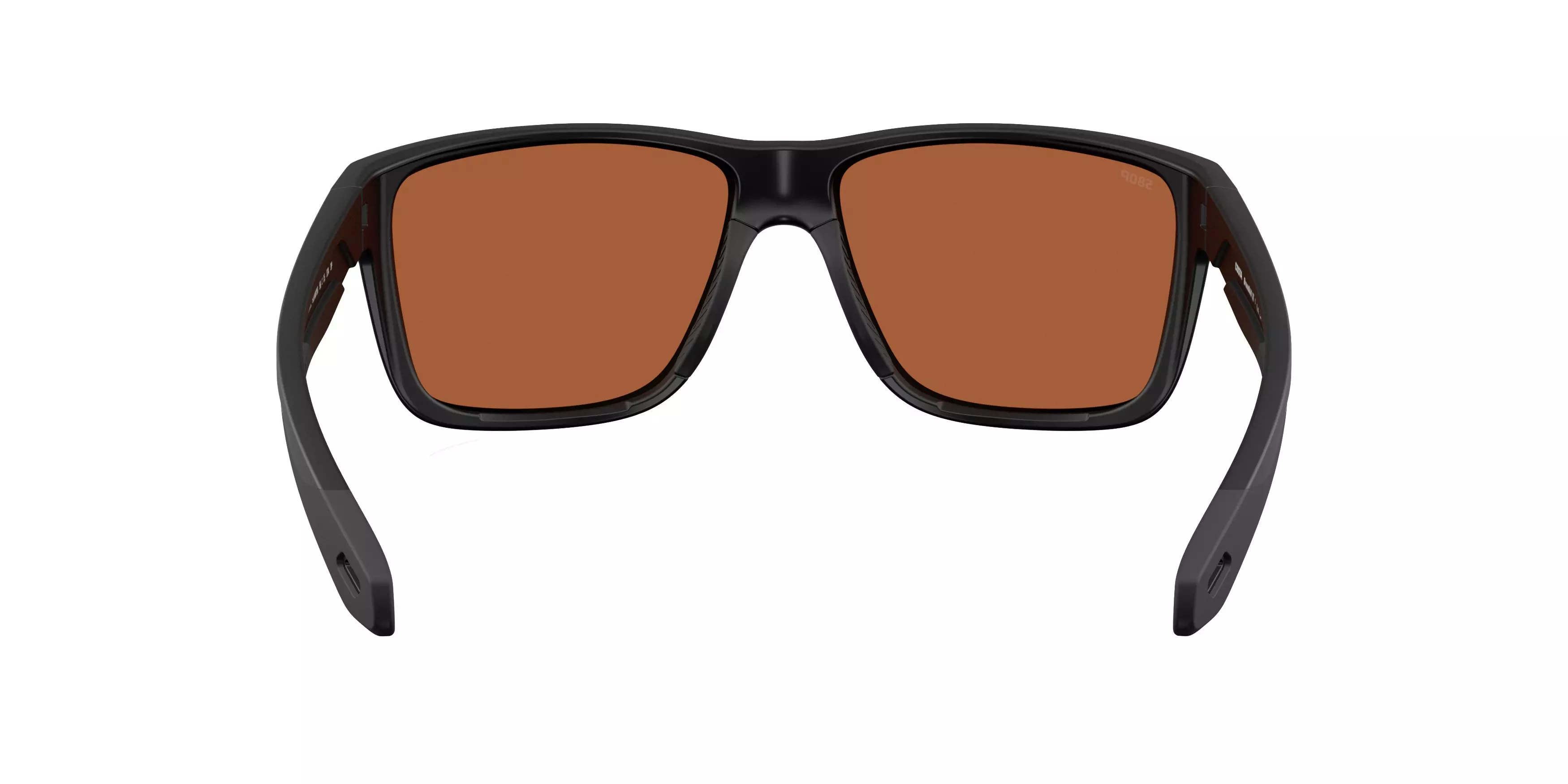 Costa Del Mar Broadbill II Green Mirror 580P Polarized Sunglasses - Matte Black - BLACK/GREEN