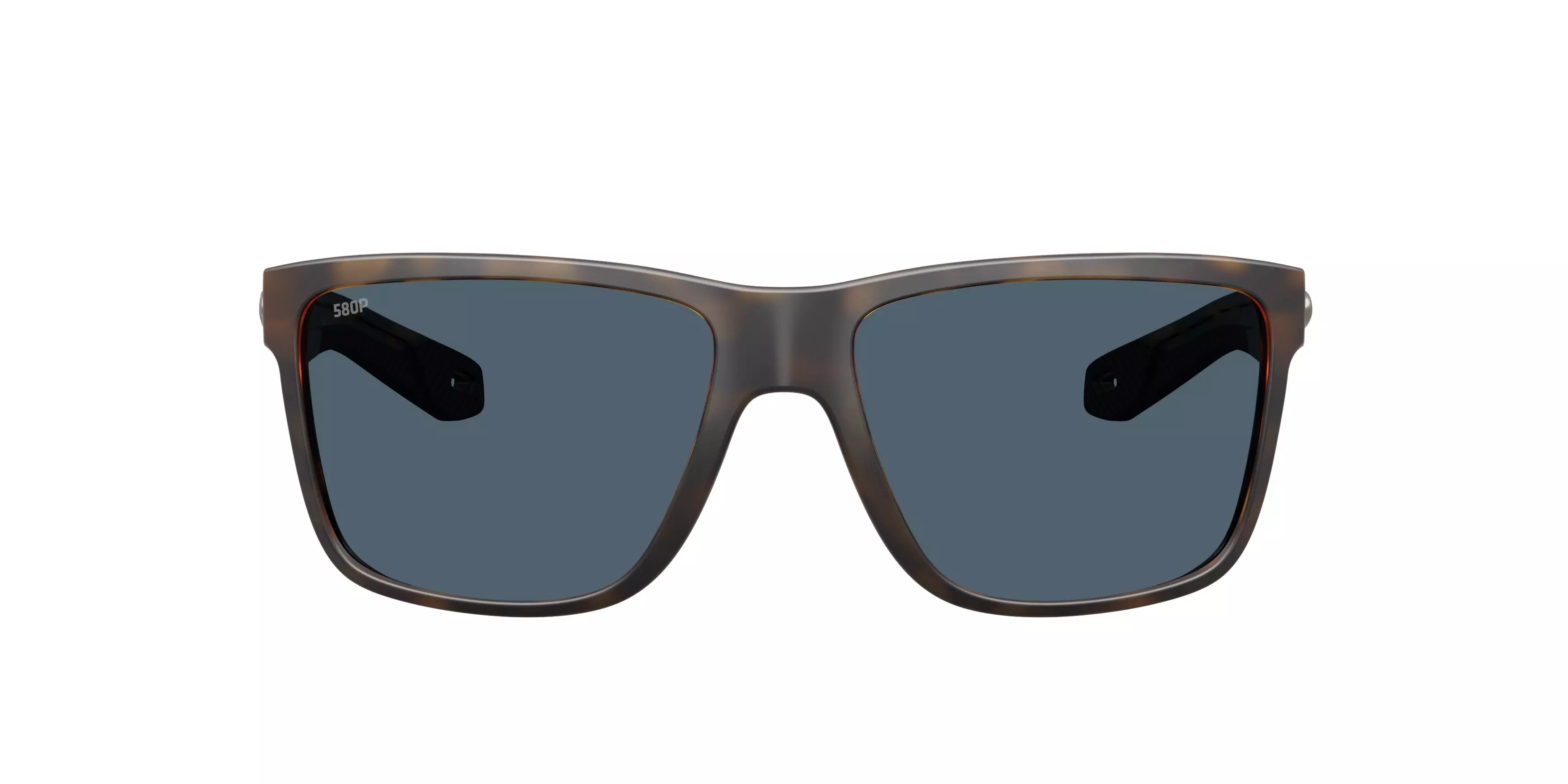 Costa Del Mar Broadbill II Grey 580P Polarized Sunglasses - Matte Tortoise - BROWN/GREY