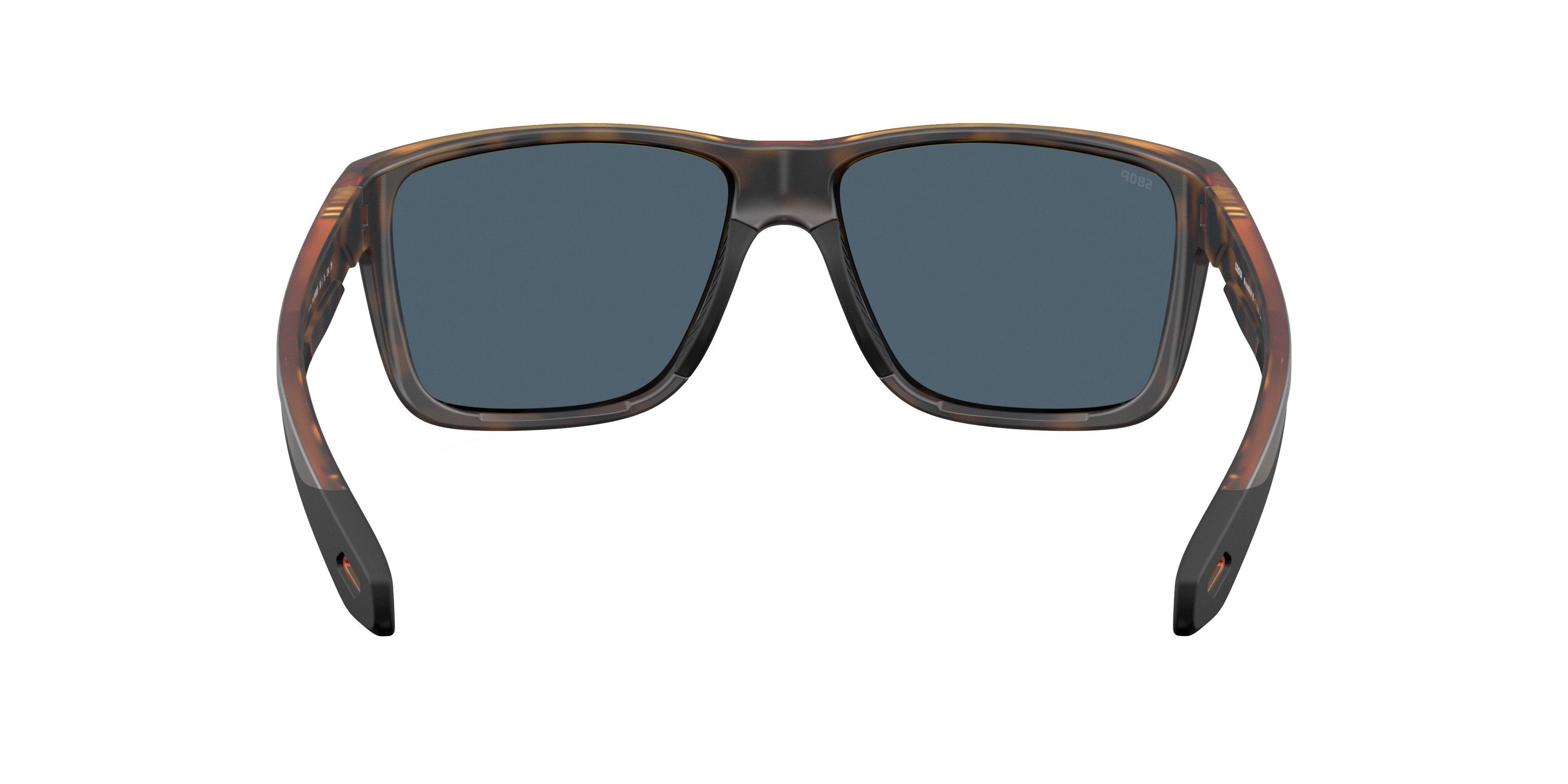 Costa Del Mar Broadbill II Grey 580P Polarized Sunglasses - Matte Tortoise - BROWN/GREY Thumbnail View 3