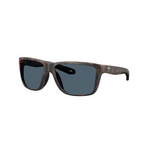 Costa Del Mar Broadbill II Grey 580P Polarized Sunglasses - Matte Tortoise