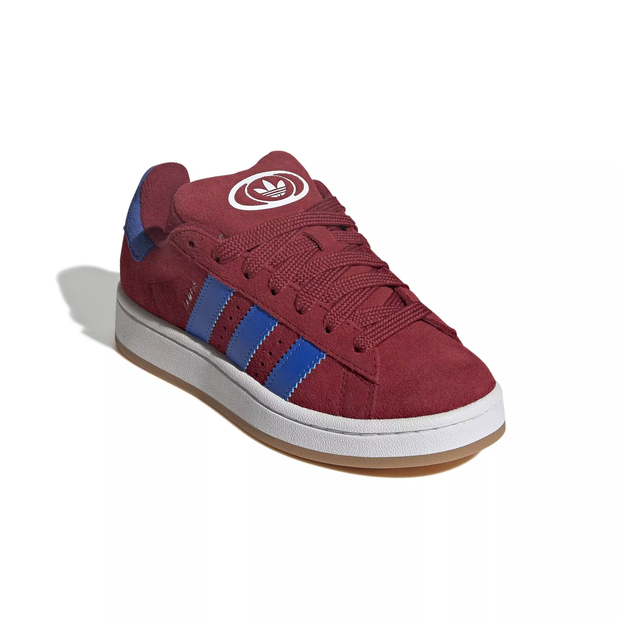 adidas Originals Campus 00s "Noble Maroon/Hi-Res Blue/Ftwr White" Grade School Boys' Shoe - MAROON/BLUE/WHITE
