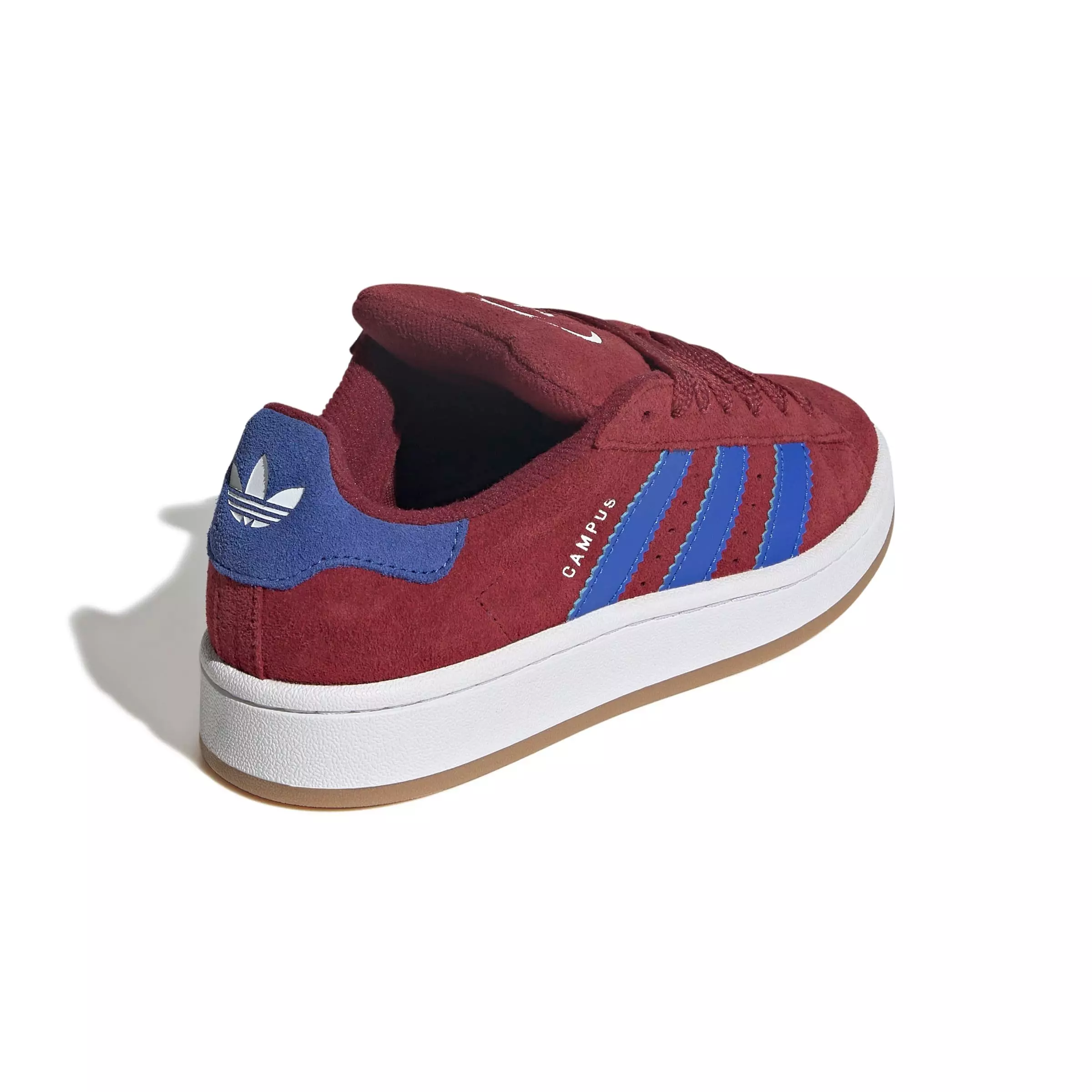 adidas Originals Campus 00s "Noble Maroon/Hi-Res Blue/Ftwr White" Grade School Boys' Shoe - MAROON/BLUE/WHITE