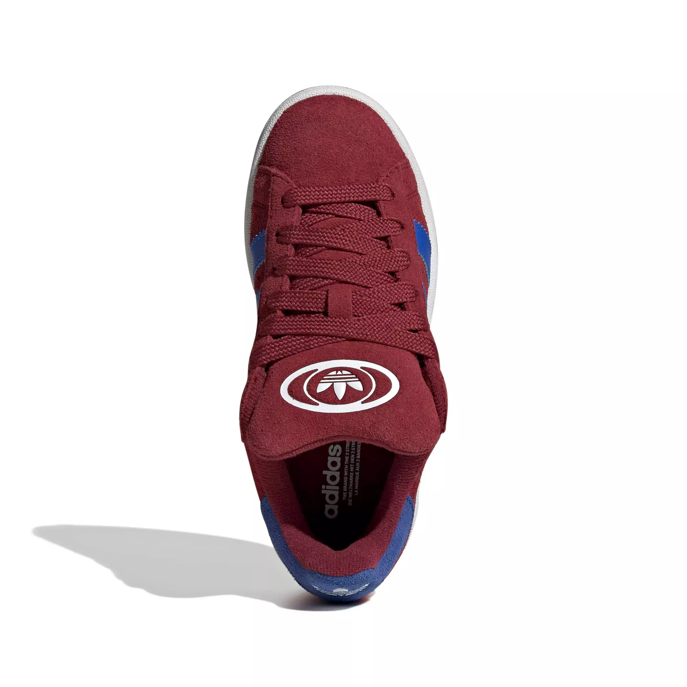 adidas Originals Campus 00s "Noble Maroon/Hi-Res Blue/Ftwr White" Grade School Boys' Shoe - MAROON/BLUE/WHITE