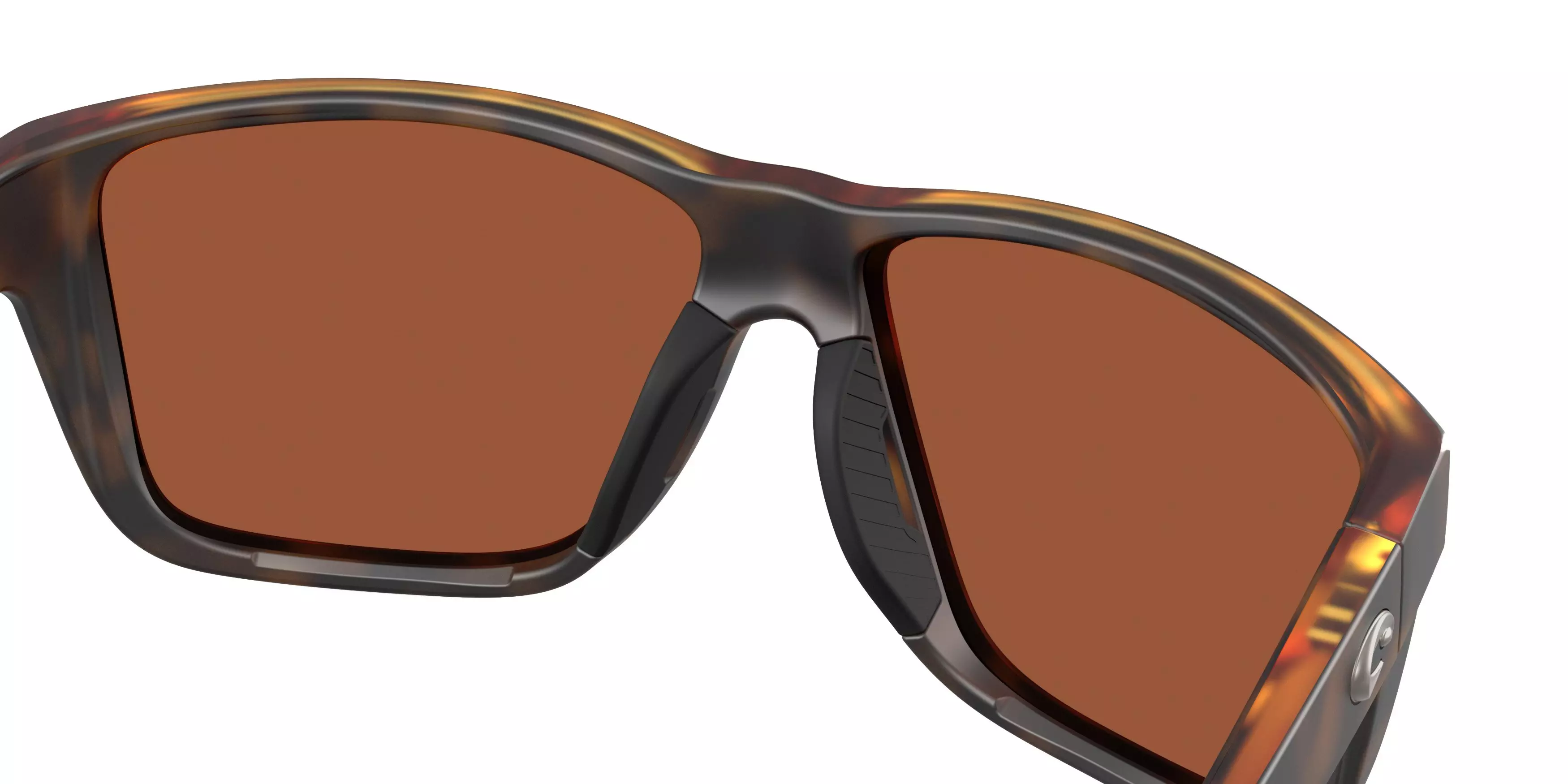 Costa Del Mar Broadbill II Green Mirror 580G Polarized Sunglasses - Matte Tortoise - BROWN/GREEN