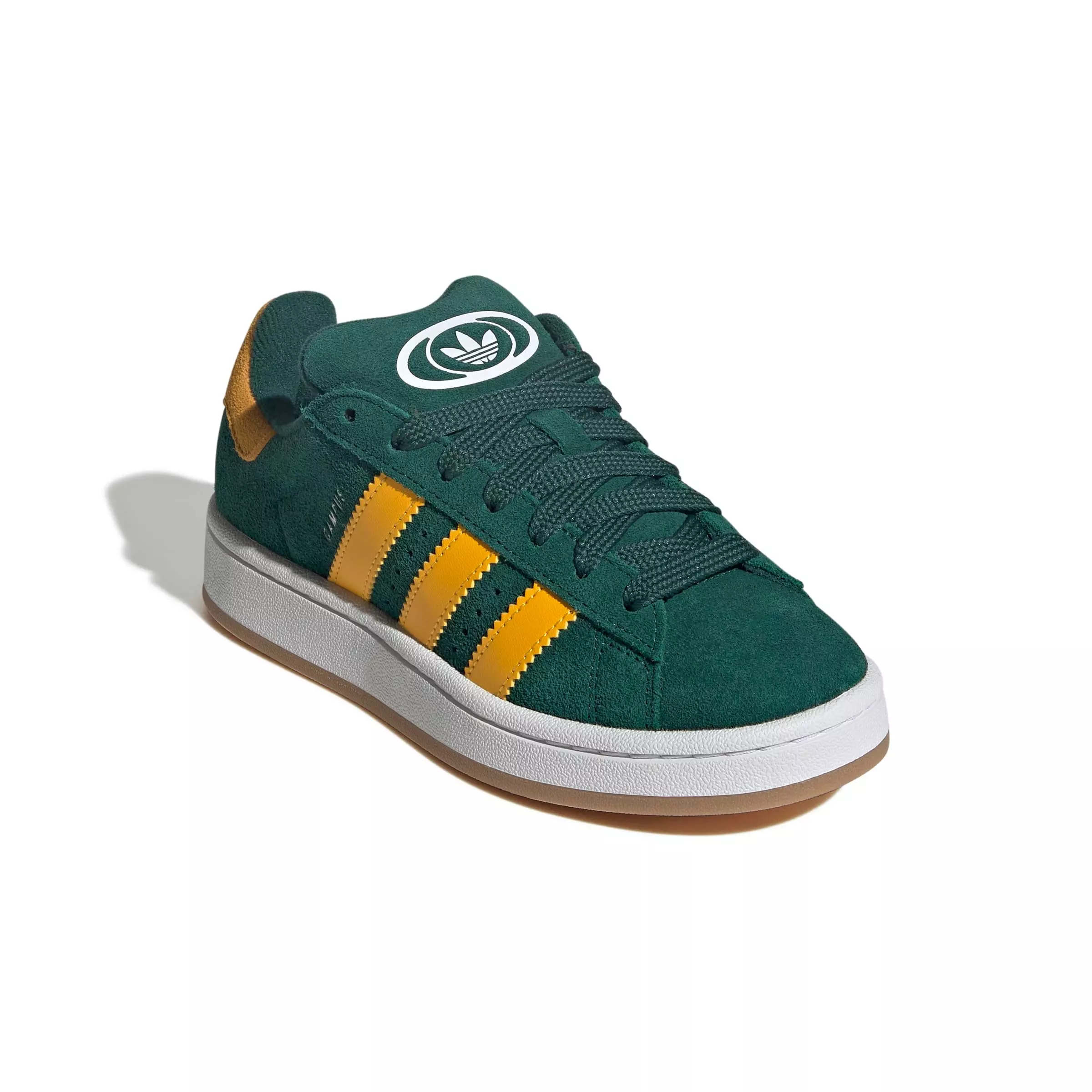 adidas Originals Campus 00s "Collegiate Green/Crew Yellow/Ftwr White" Grade School Boys' Shoe - GREEN/YELLOW/WHITE