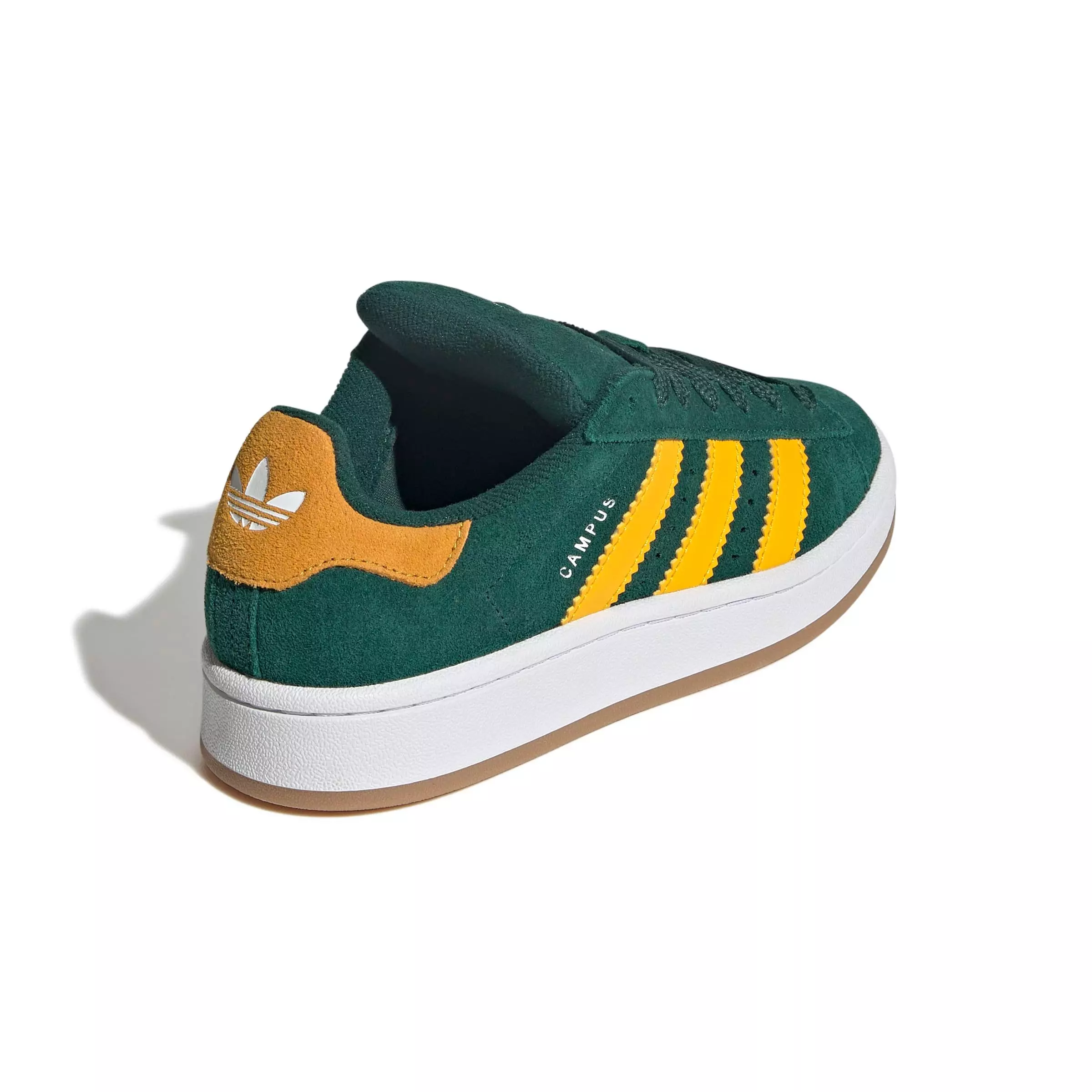 adidas Originals Campus 00s "Collegiate Green/Crew Yellow/Ftwr White" Grade School Boys' Shoe - GREEN/YELLOW/WHITE