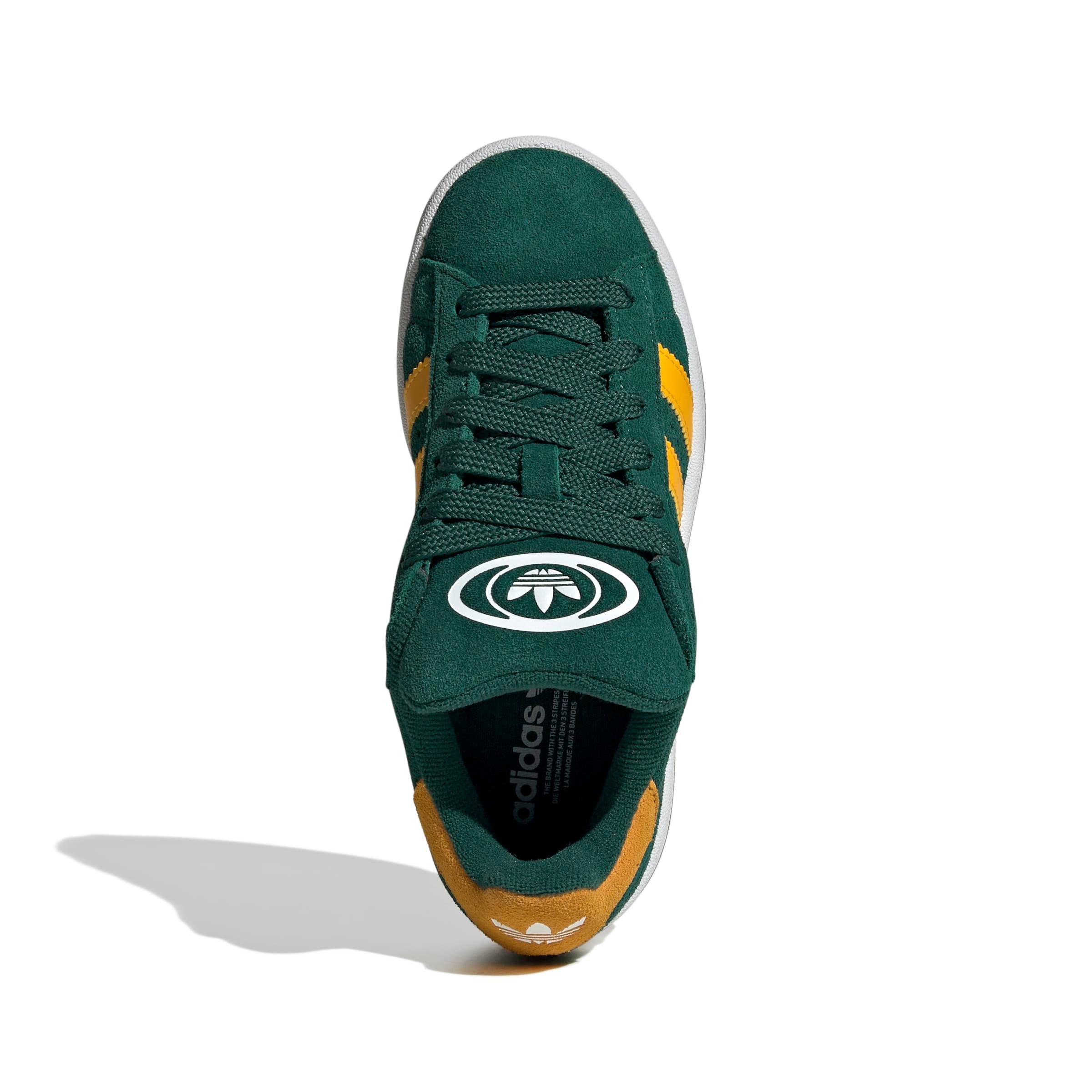 adidas Originals Campus 00s Grade School Boys' "Collegiate Green/Crew Yellow/Ftwr White" Shoe