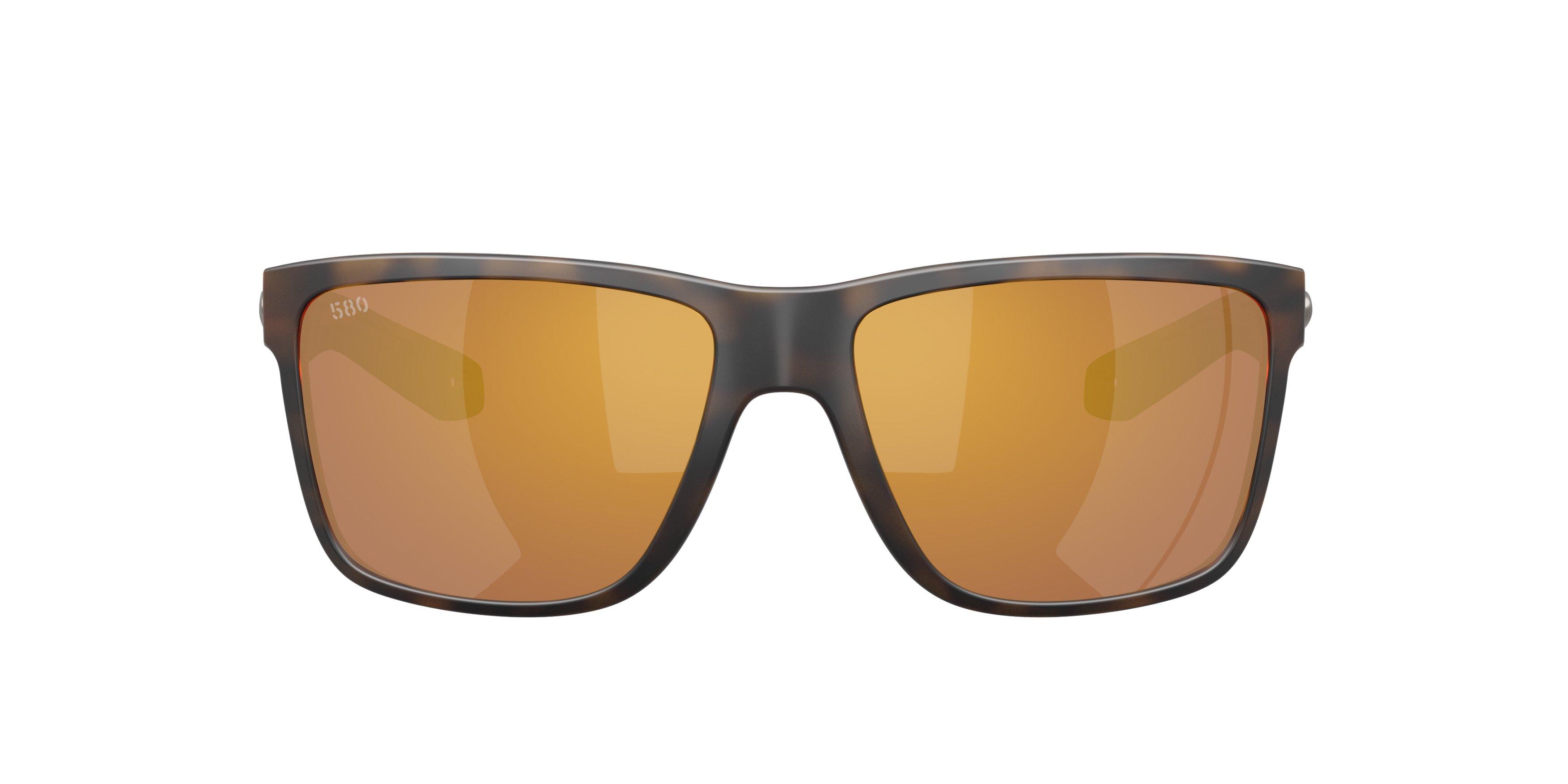 Costa Del Mar Broadbill II Gold Mirror 580G Polarized Sunglasses - Matte Tortoise - BROWN/GOLD Thumbnail View 2
