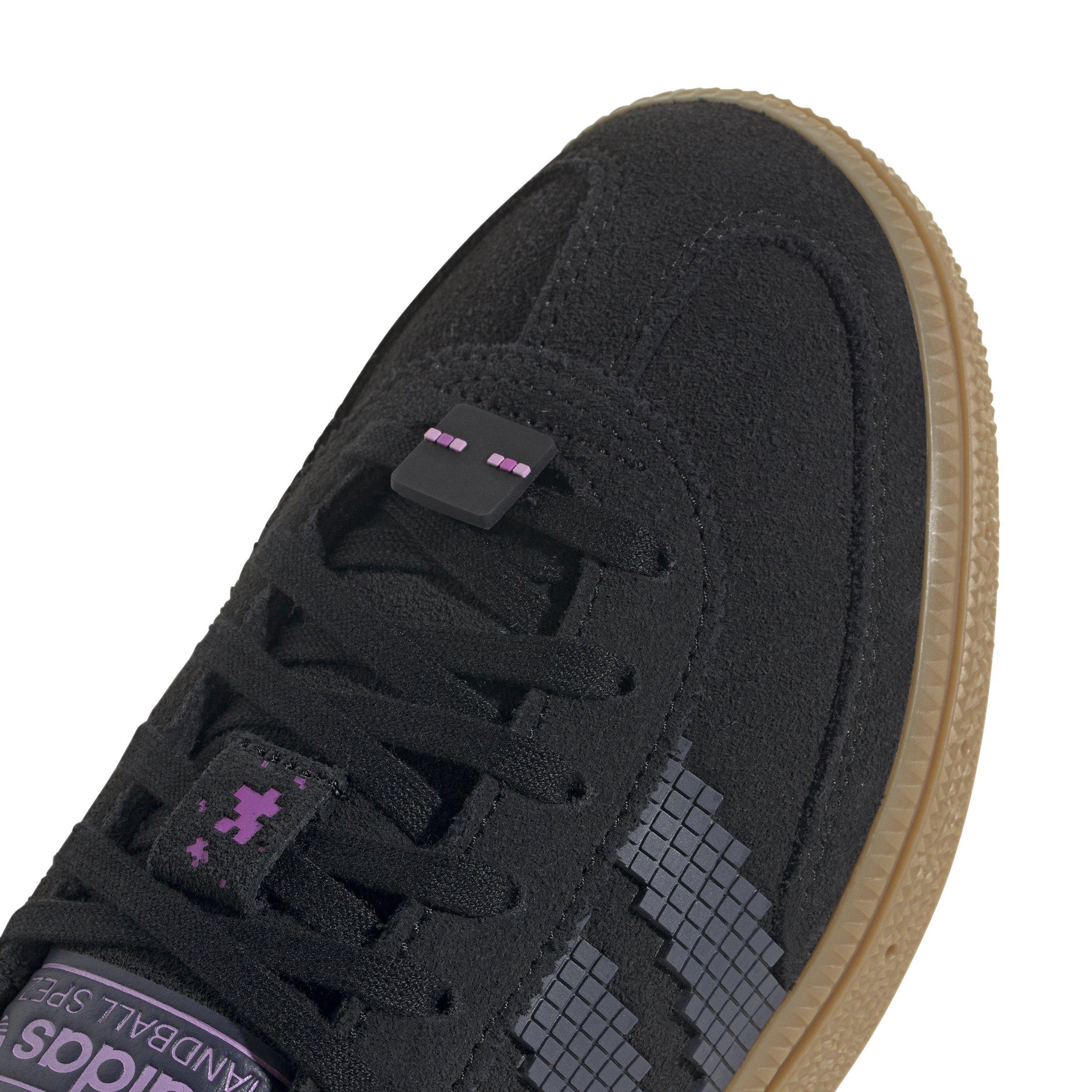 adidas Originals Handball Spezial x Minecraft Grade School Boys' "Core Black/Gum 4" Shoe