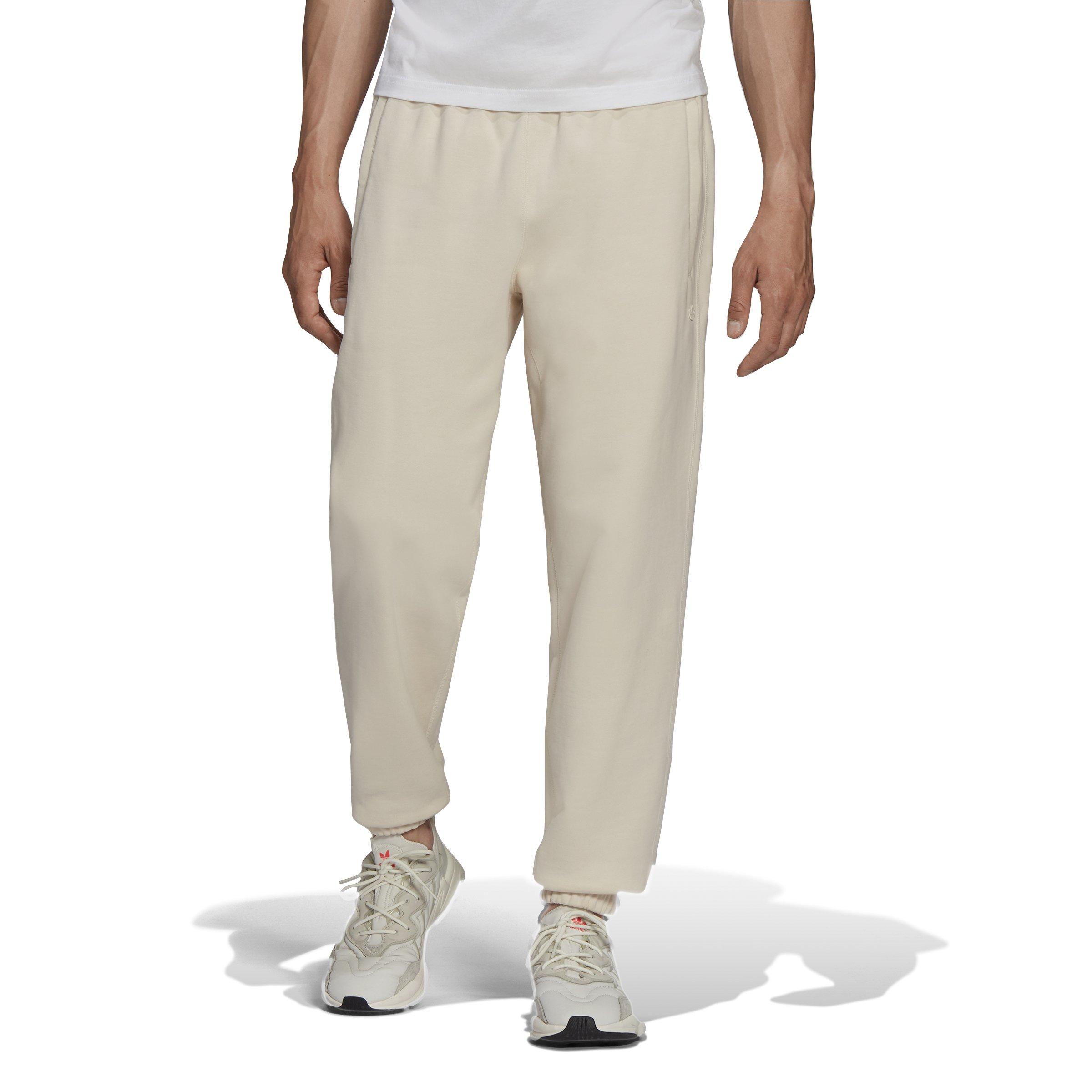 adidas Originals Men's Adicolor Trefoil Sweat Joggers - White - WHITE Thumbnail View 1