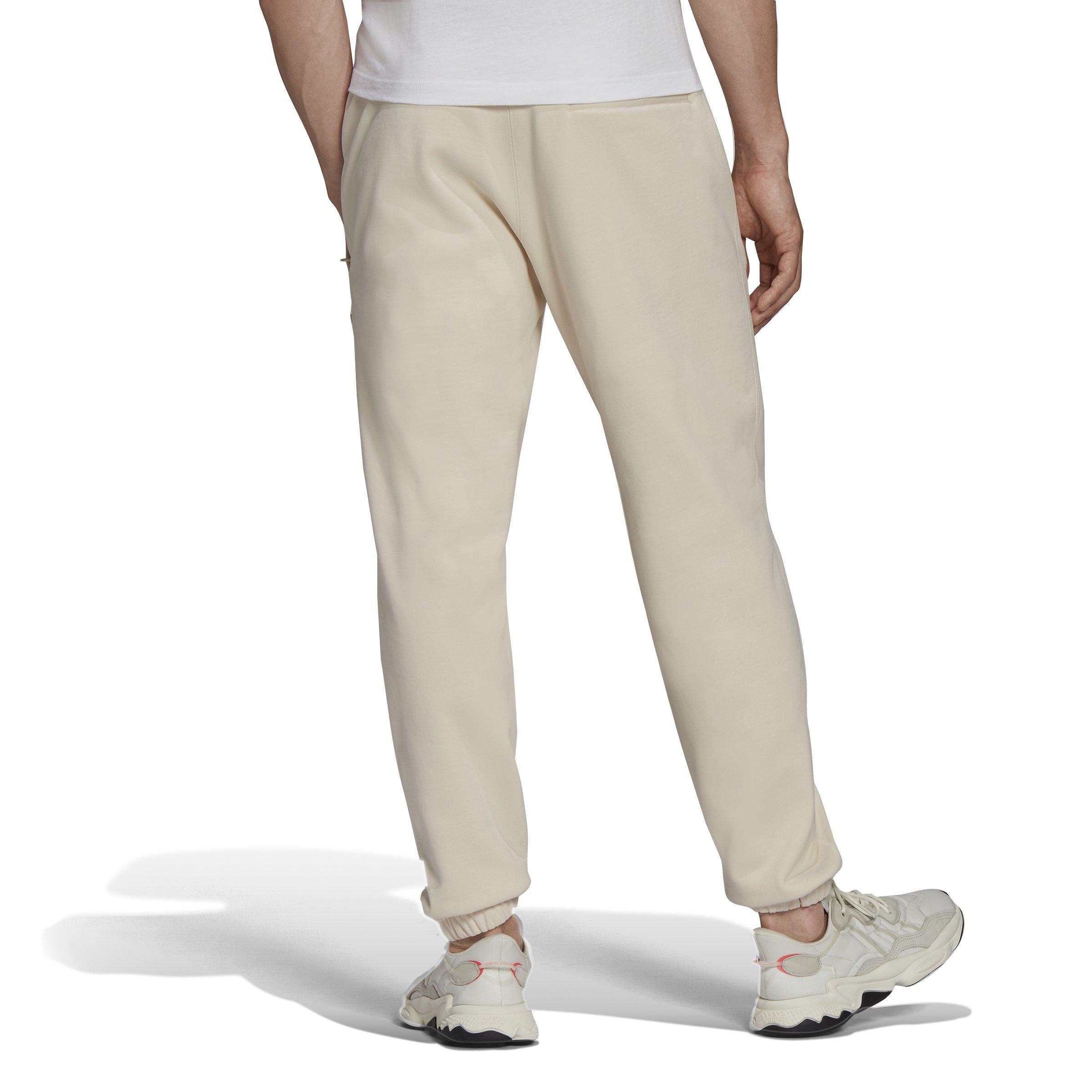 adidas Originals Men's Adicolor Trefoil Sweat Joggers - White - WHITE Thumbnail View 2