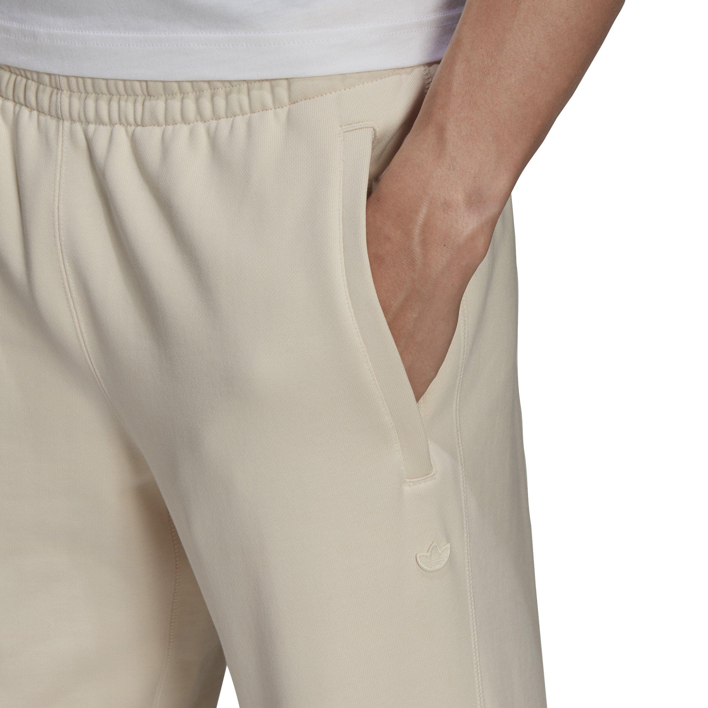 adidas Originals Men's Adicolor Trefoil Sweat Joggers - White - WHITE Thumbnail View 3