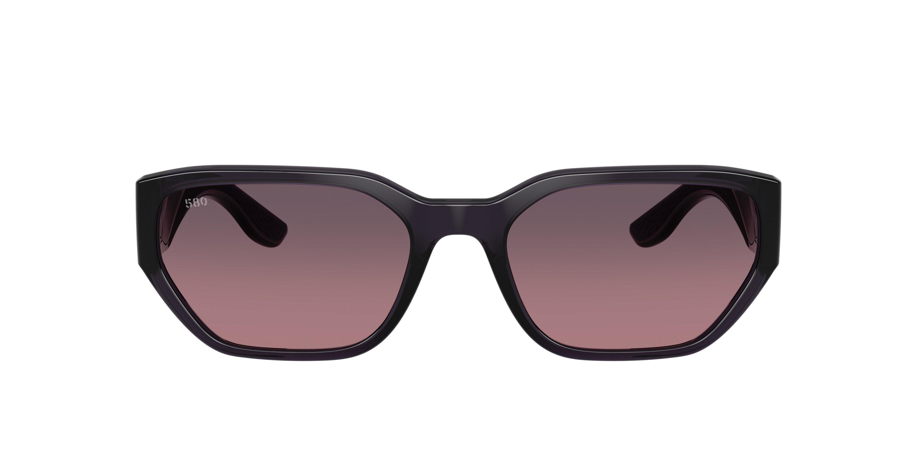 Costa Del Mar Clemente Rose Gradient 580G Polarized Sunglasses - Deep Purple - PURPLE/PINK Thumbnail View 2