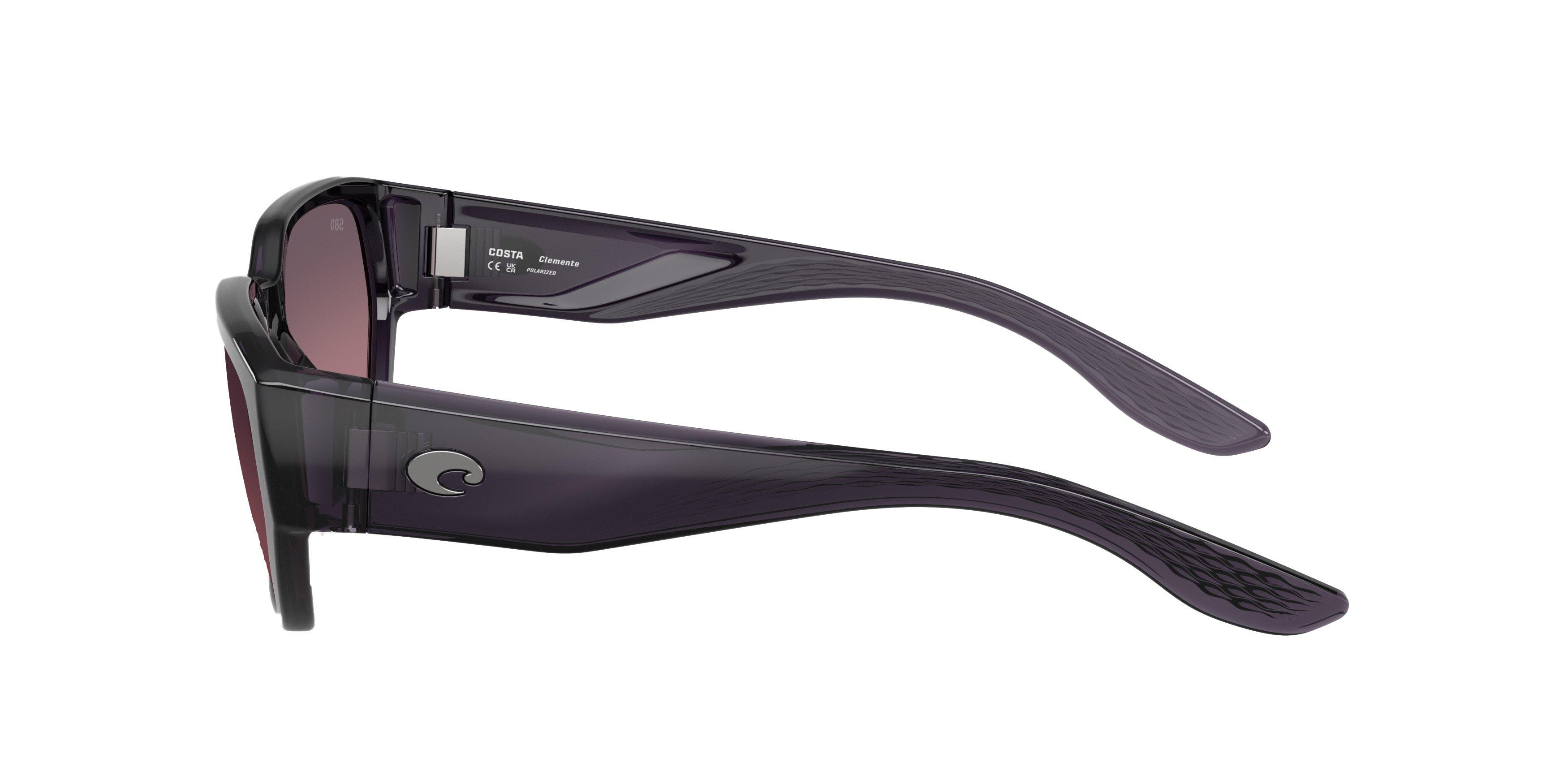 Costa Del Mar Clemente Rose Gradient 580G Polarized Sunglasses - Deep Purple - PURPLE/PINK Thumbnail View 4