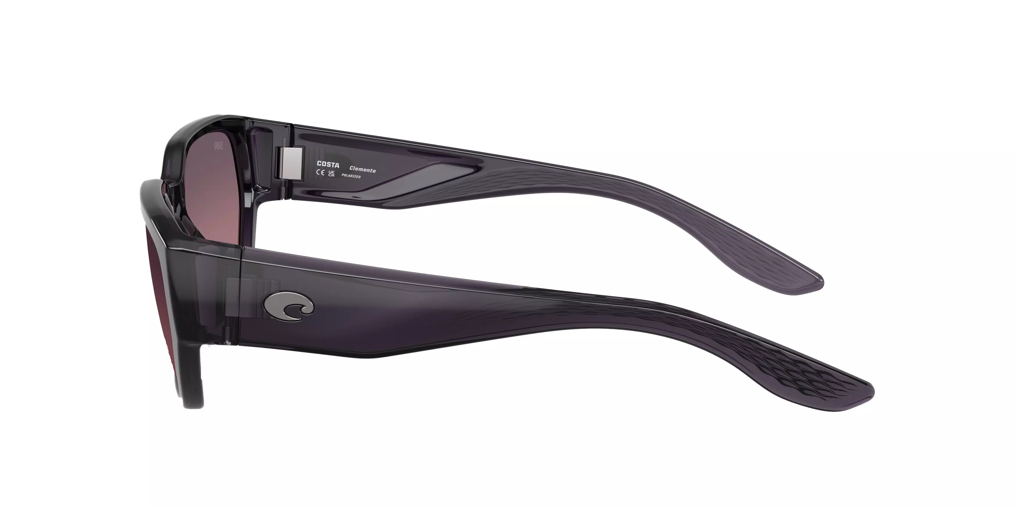 Costa Del Mar Clemente Rose Gradient 580G Polarized Sunglasses - Deep Purple - PURPLE/PINK