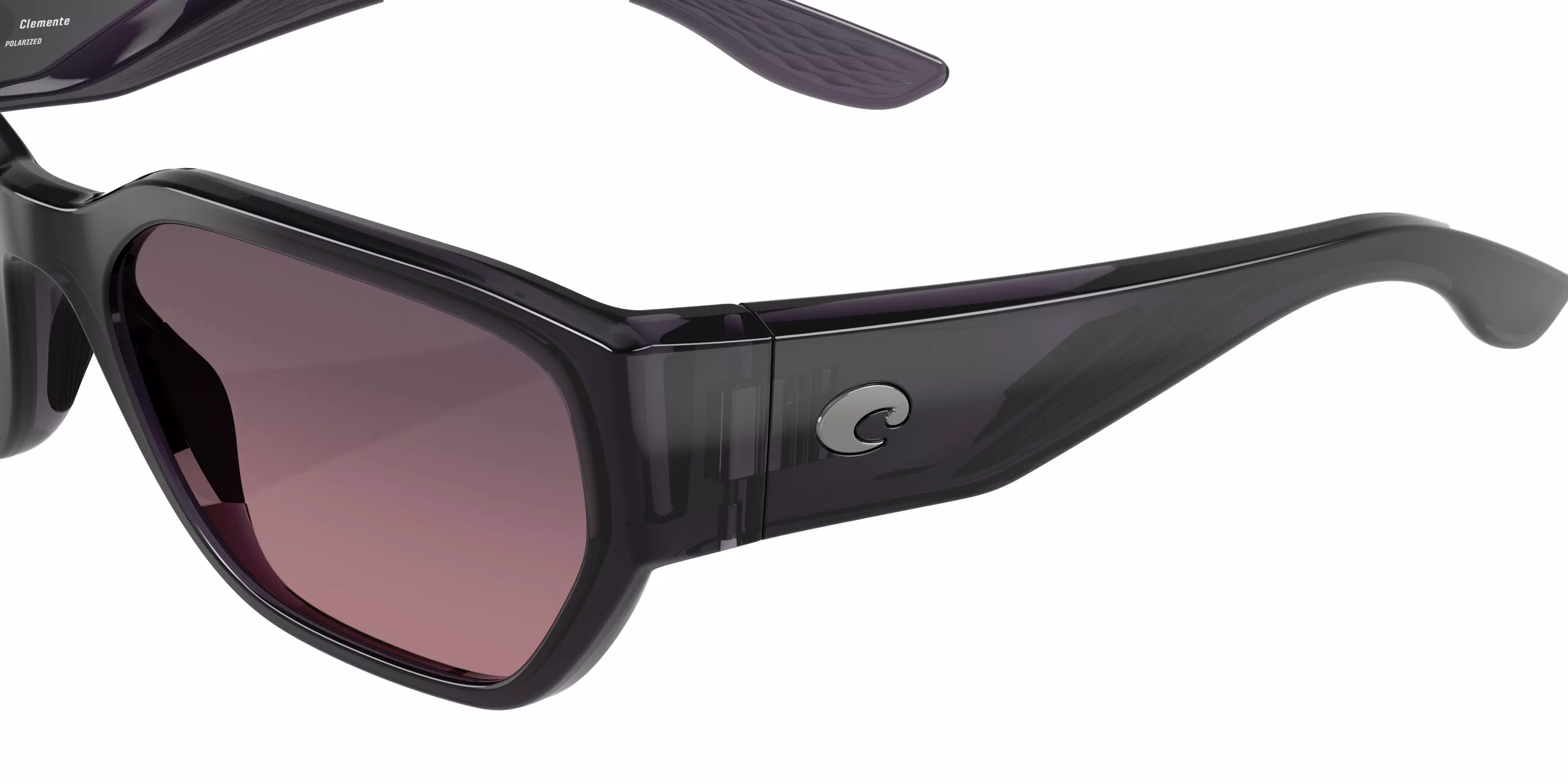 Costa Del Mar Clemente Rose Gradient 580G Polarized Sunglasses - Deep Purple - PURPLE/PINK