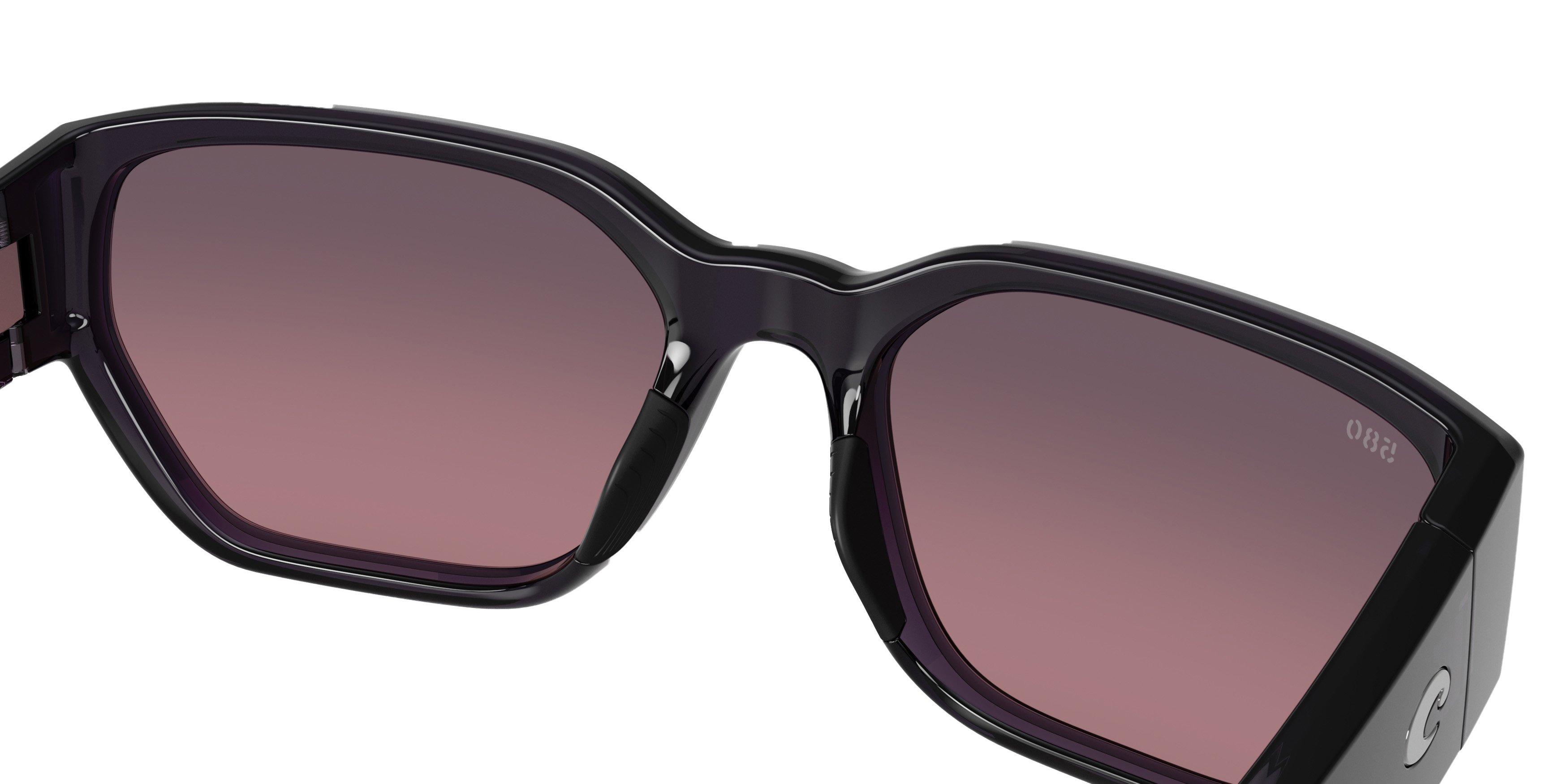 Costa Del Mar Clemente Rose Gradient 580G Polarized Sunglasses - Deep Purple - PURPLE/PINK Thumbnail View 6