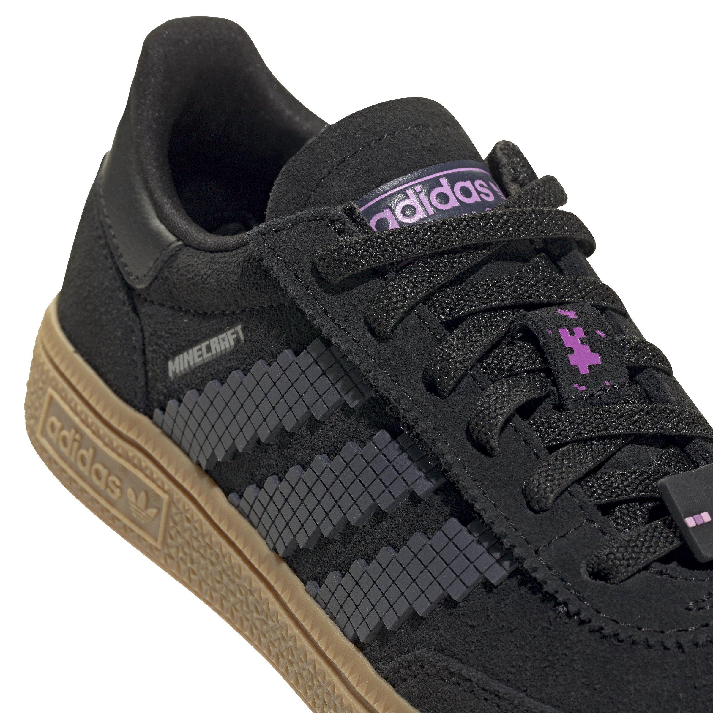 adidas Originals Handball Spezial Comfort Closure Minecraft Preschool Boys' "Core Black/Gum 4" Shoe