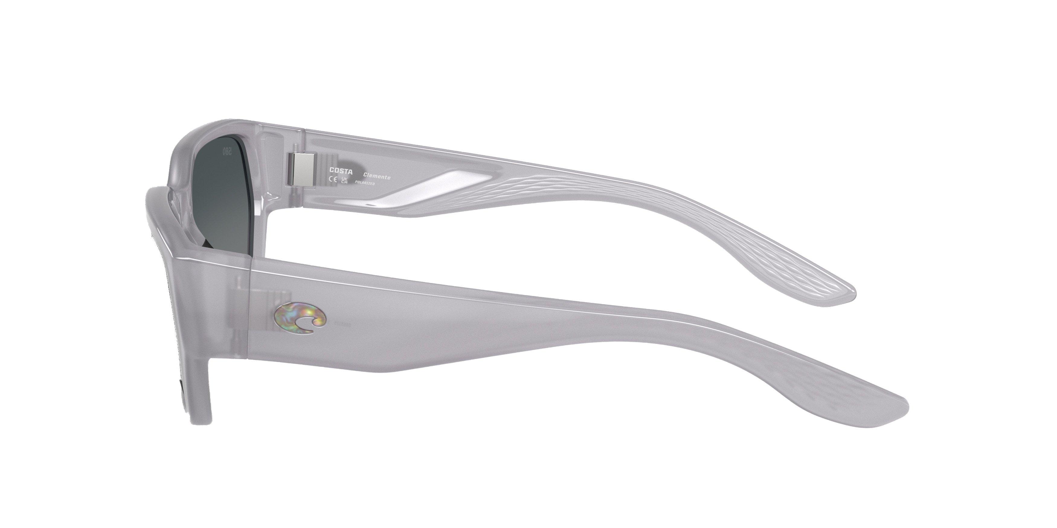 Costa Del Mar Clemente Grey Gradient 580G Polarized Sunglasses - Milky Violet - VIOLET Thumbnail View 4