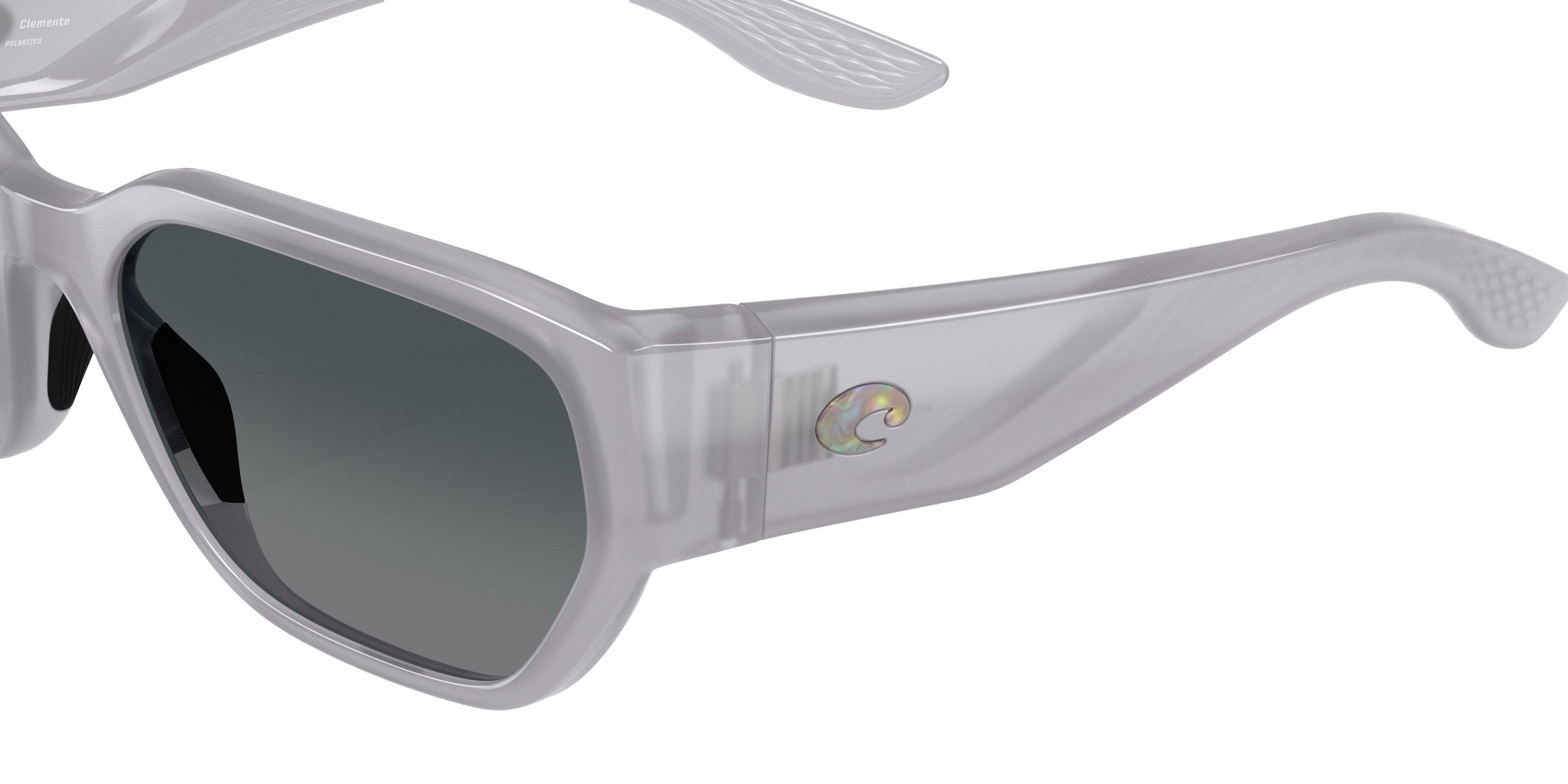 Costa Del Mar Clemente Grey Gradient 580G Polarized Sunglasses - Milky Violet - VIOLET Thumbnail View 5