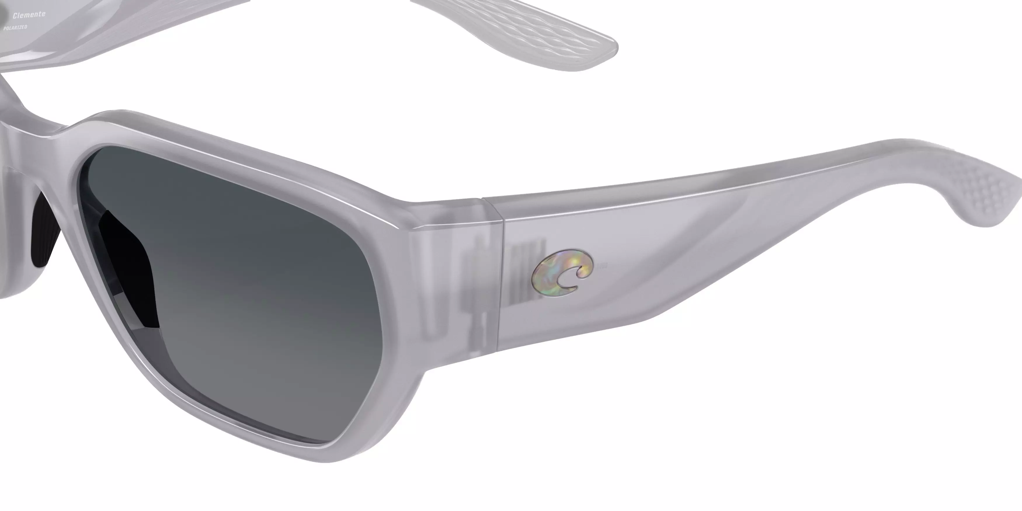 Costa Del Mar Clemente Grey Gradient 580G Polarized Sunglasses - Milky Violet - VIOLET