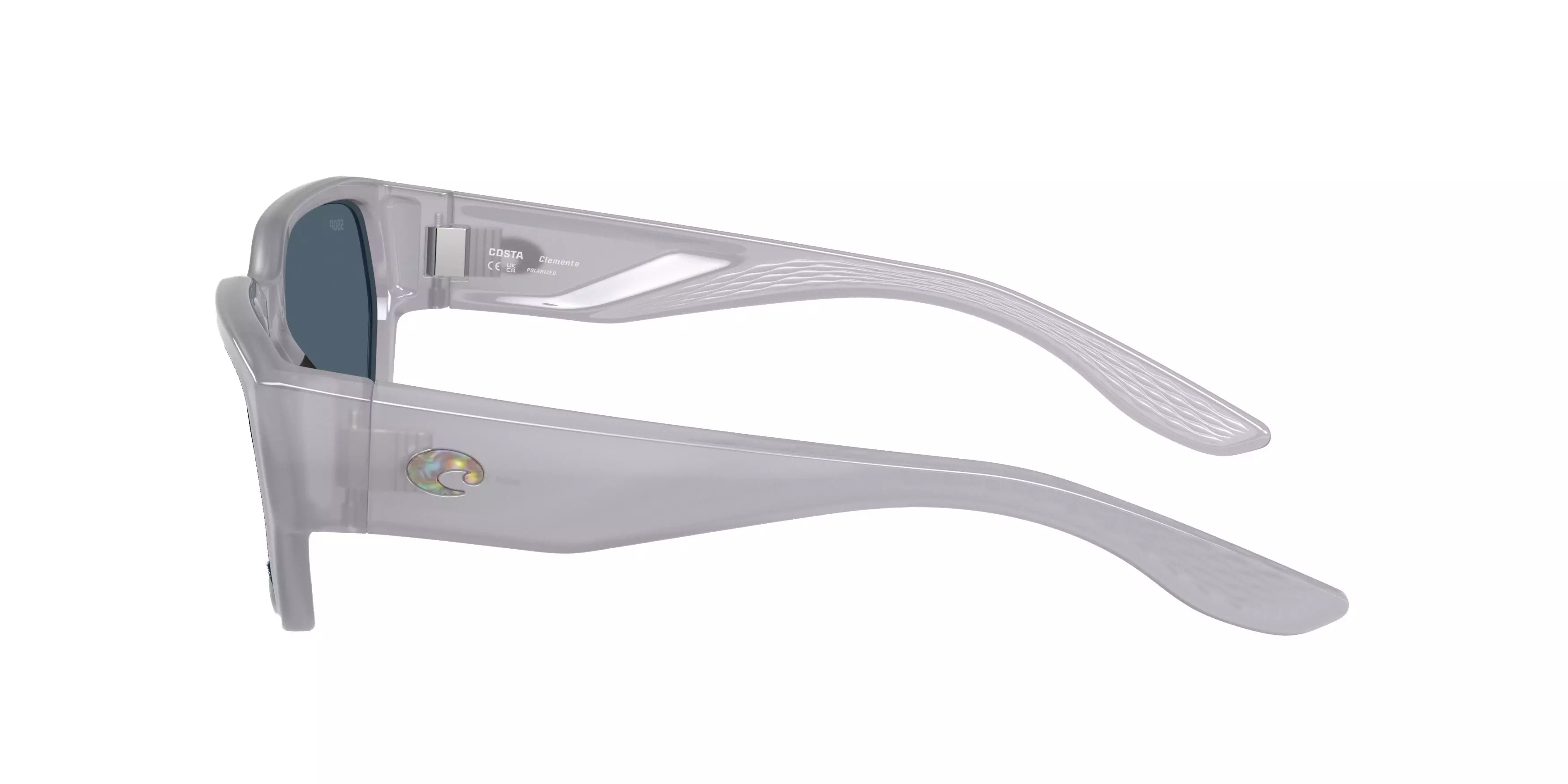 Costa Del Mar Clemente Grey 580P Polarized Sunglasses - Milky Violet - VIOLET