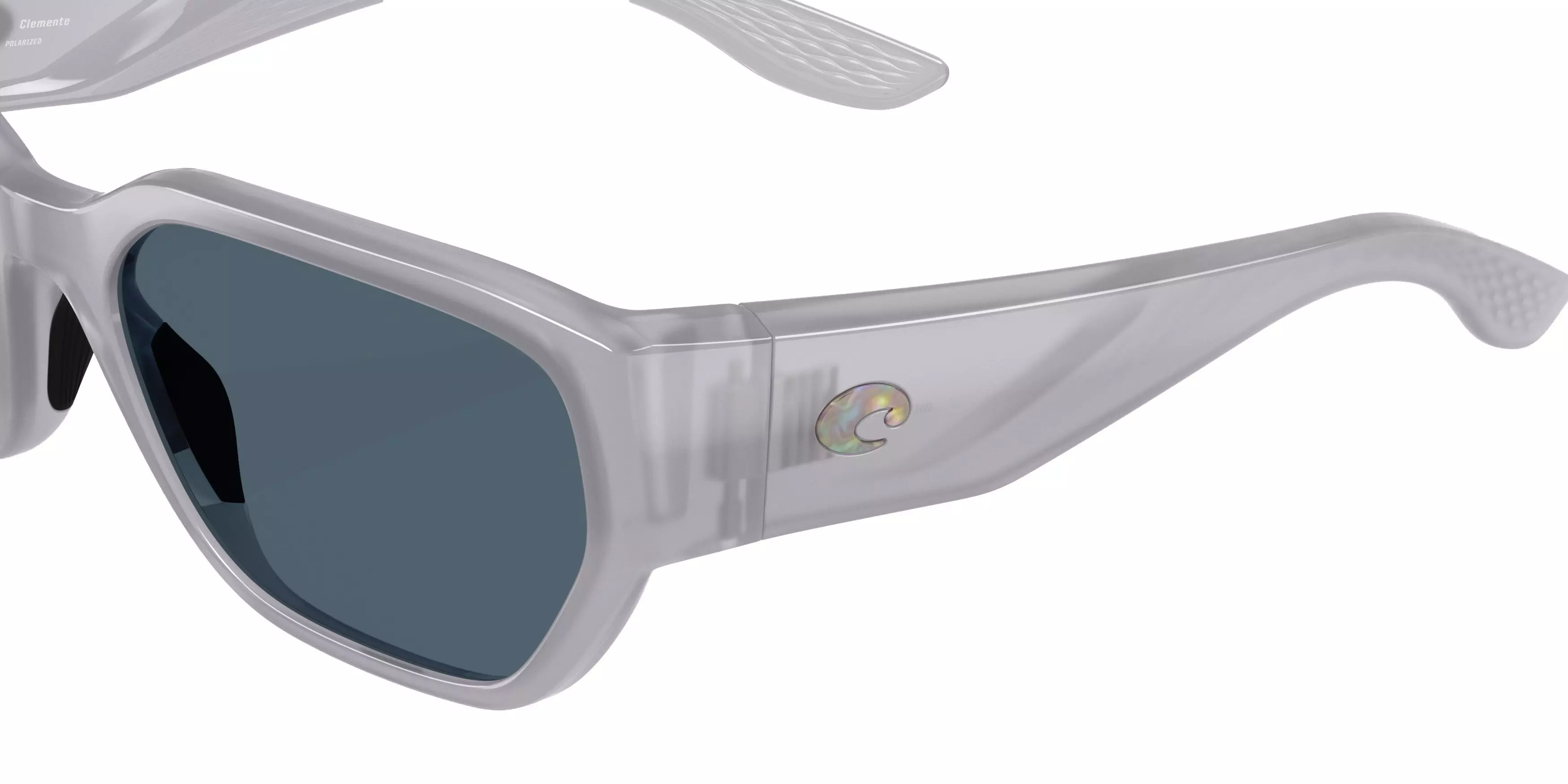 Costa Del Mar Clemente Grey 580P Polarized Sunglasses - Milky Violet - VIOLET