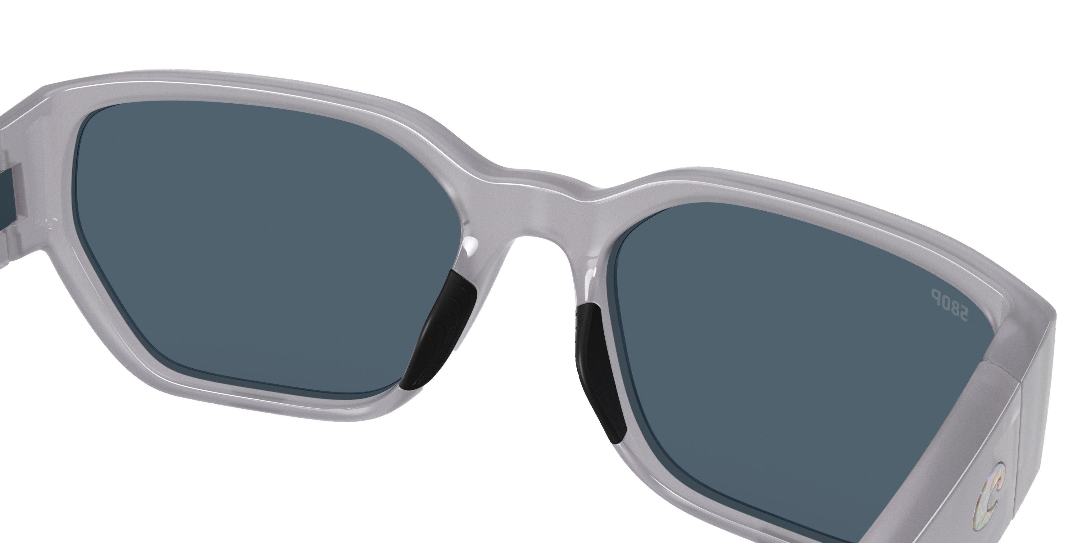 Costa Del Mar Clemente Grey 580P Polarized Sunglasses - Milky Violet - VIOLET Thumbnail View 6