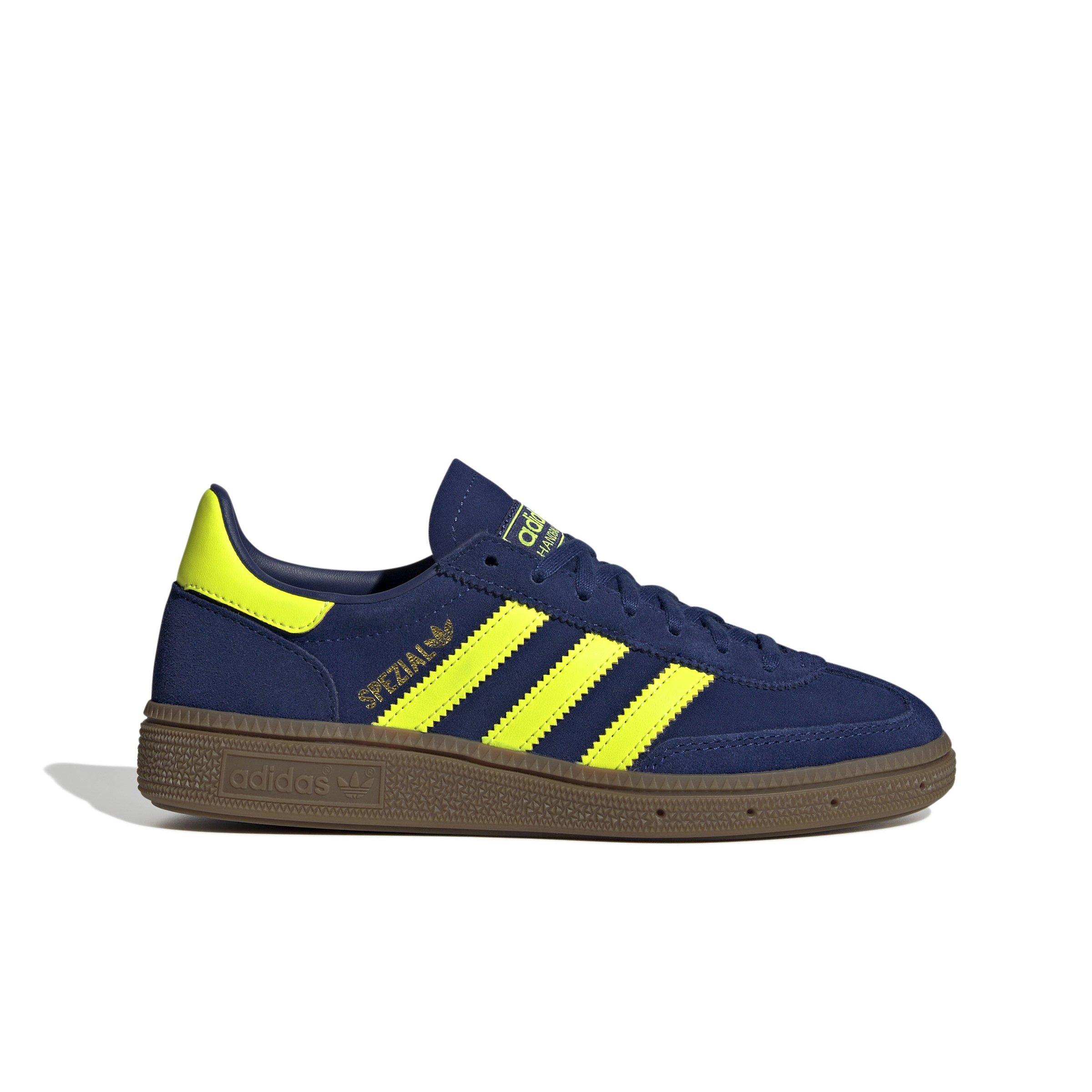 adidas Originals Handball Spezial "Victory Blue/Solar Yellow/Gum 5" Grade School Boys' Shoe - BLUE/YELLOW/GUM Thumbnail View 1