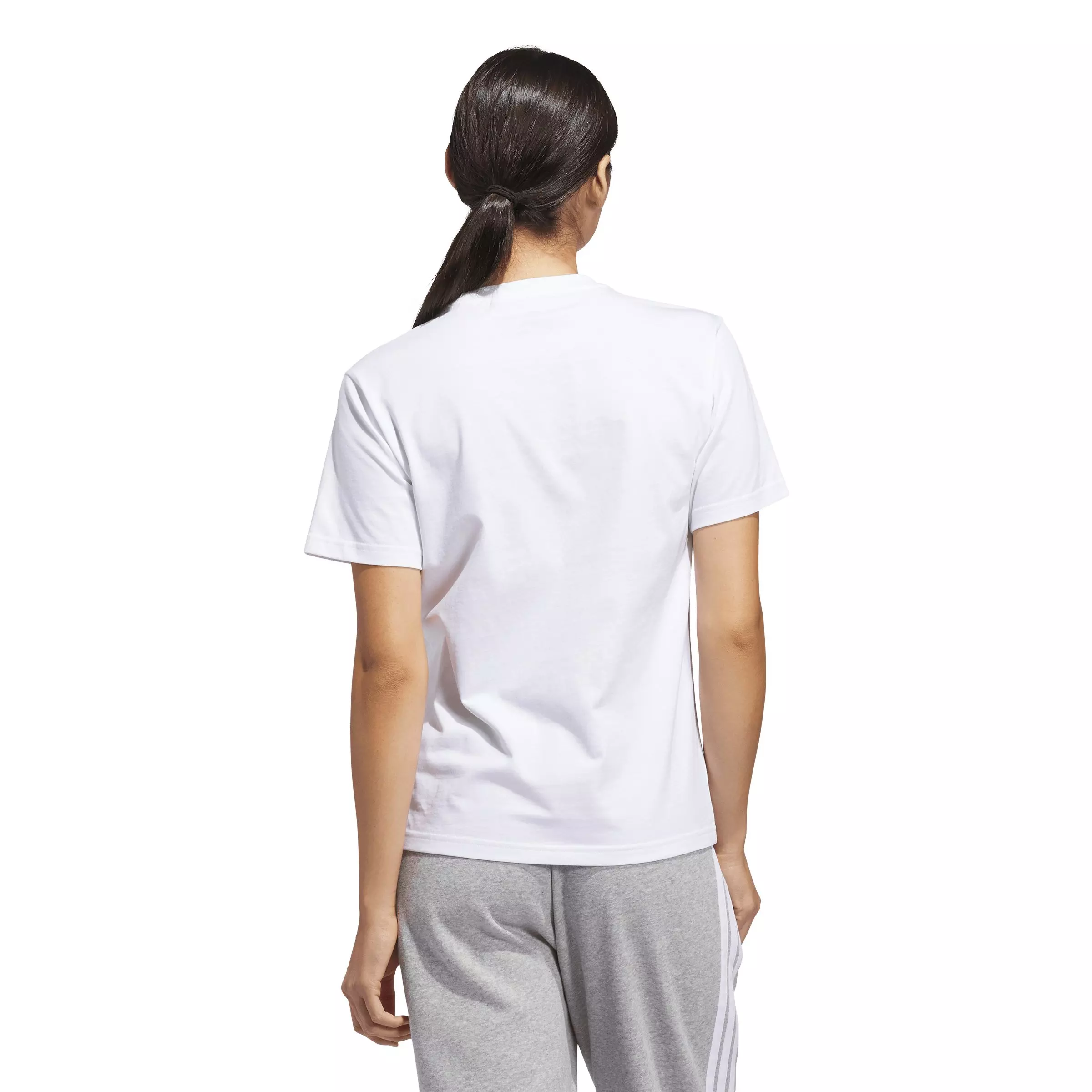 adidas Women's Seashell Logo Graphic T-Shirt - White - WHITE