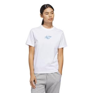 adidas Women's Seashell Logo Graphic T-Shirt - White