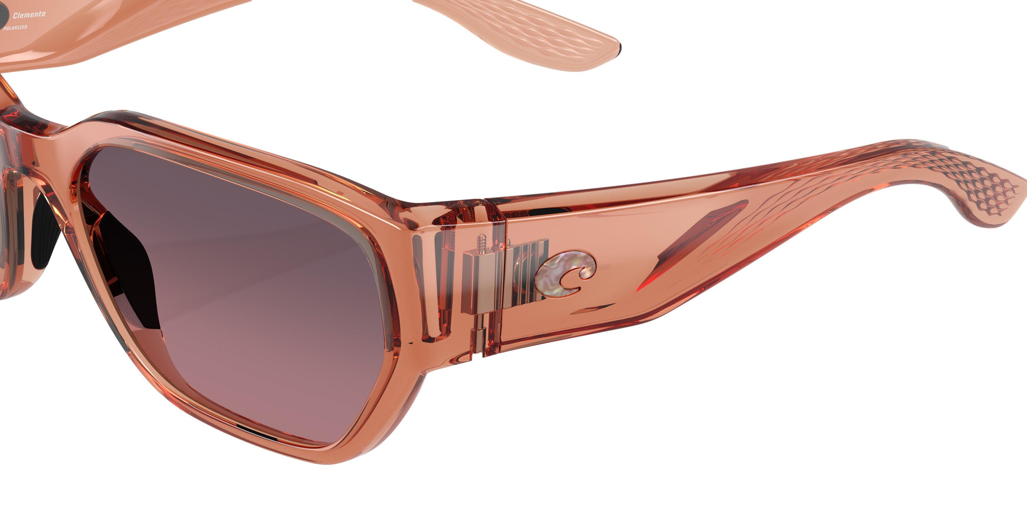 Costa Del Mar Clemente Rose Gradient 580G Polarized Sunglasses - Translucent Pink Sands - PINK Thumbnail View 5