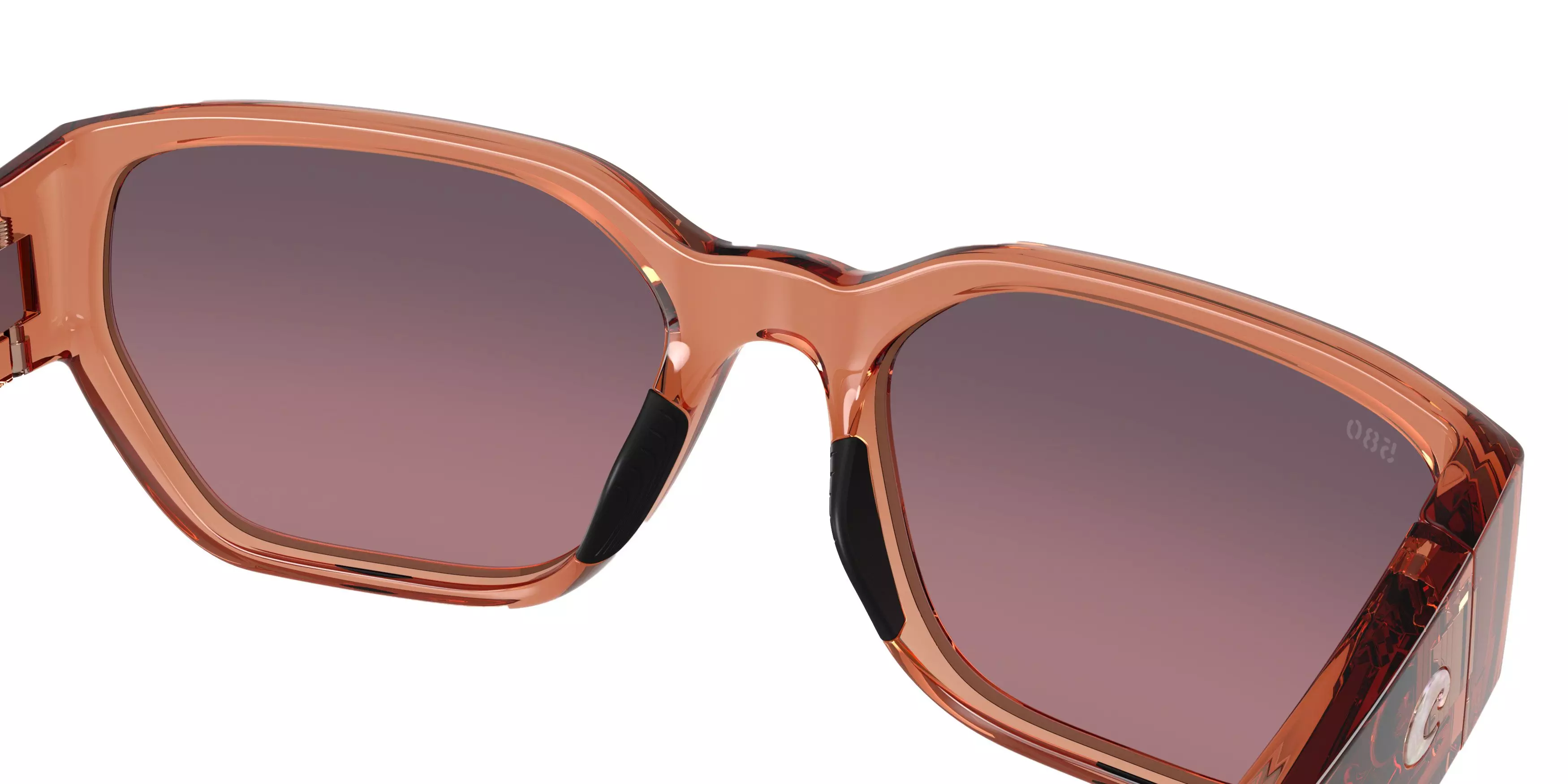 Costa Del Mar Clemente Rose Gradient 580G Polarized Sunglasses - Translucent Pink Sands - PINK