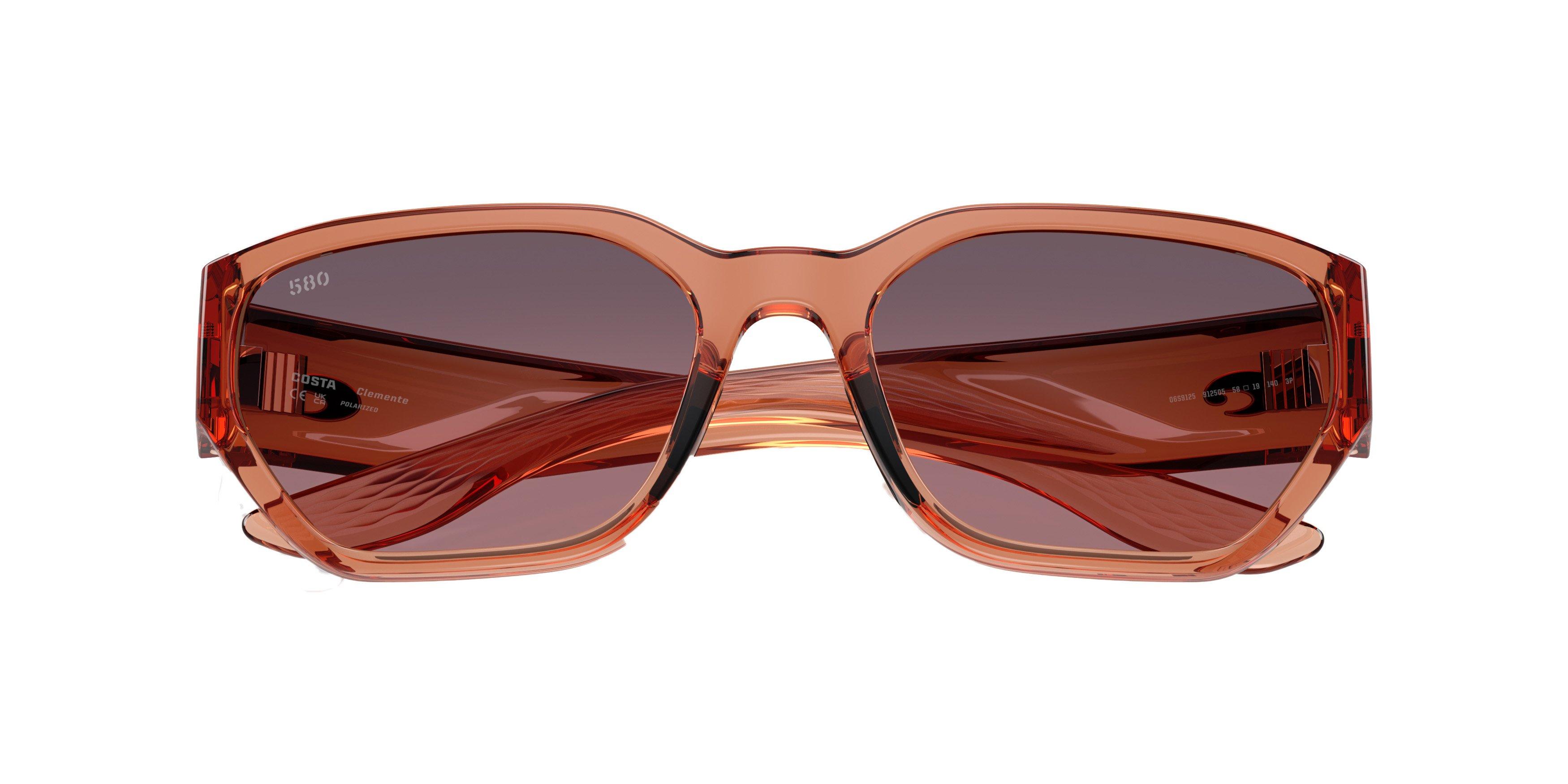 Costa Del Mar Clemente Rose Gradient 580G Polarized Sunglasses - Translucent Pink Sands - PINK Thumbnail View 7