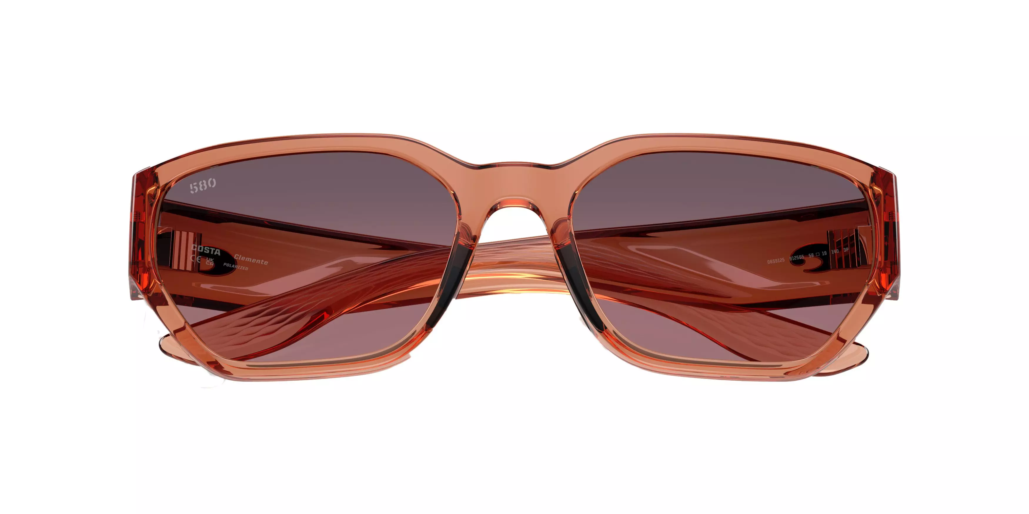 Costa Del Mar Clemente Rose Gradient 580G Polarized Sunglasses - Translucent Pink Sands - PINK