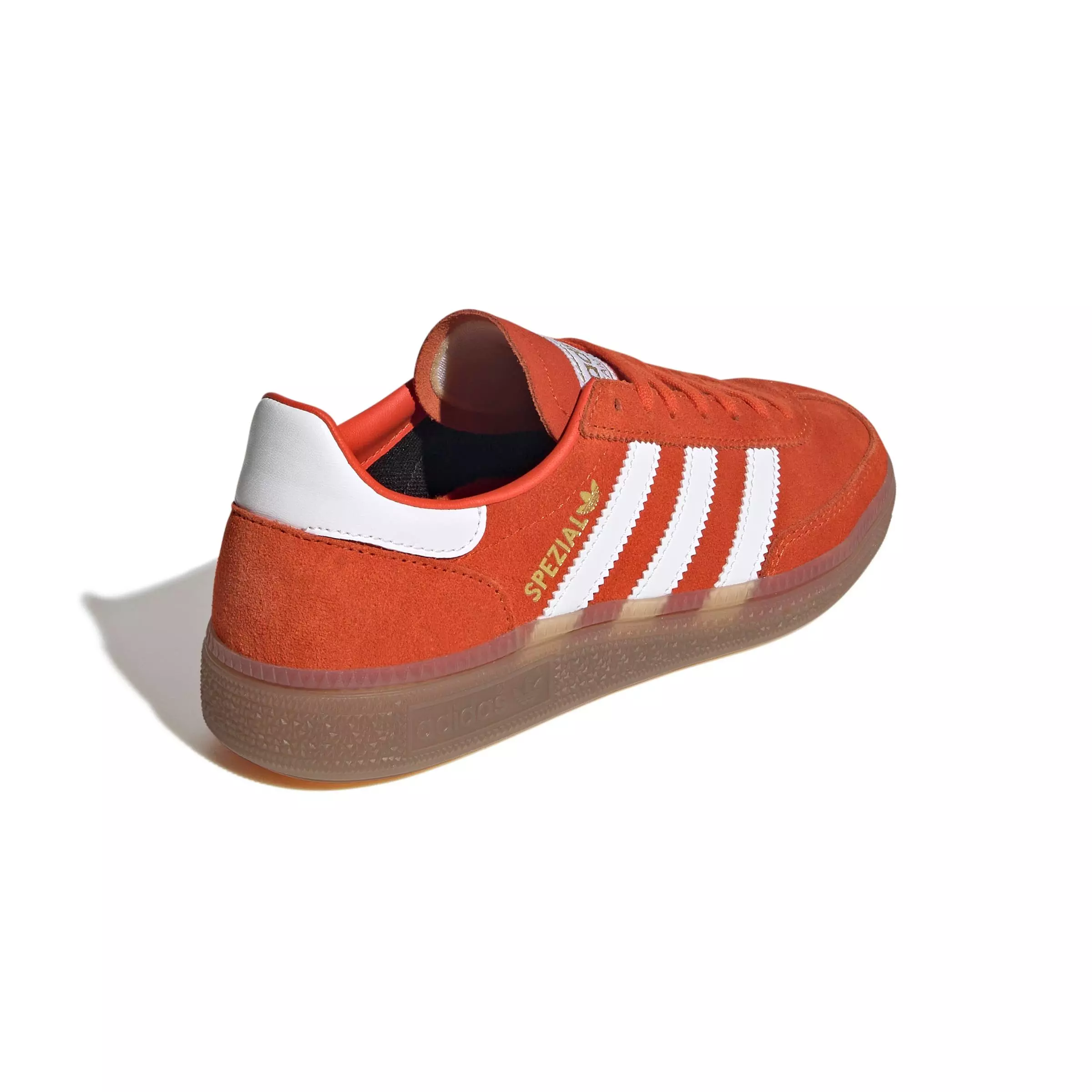 adidas Originals Handball Spezial "Collegiate Orange/Gum 5" Grade School Boys' Shoe - ORANGE/GUM