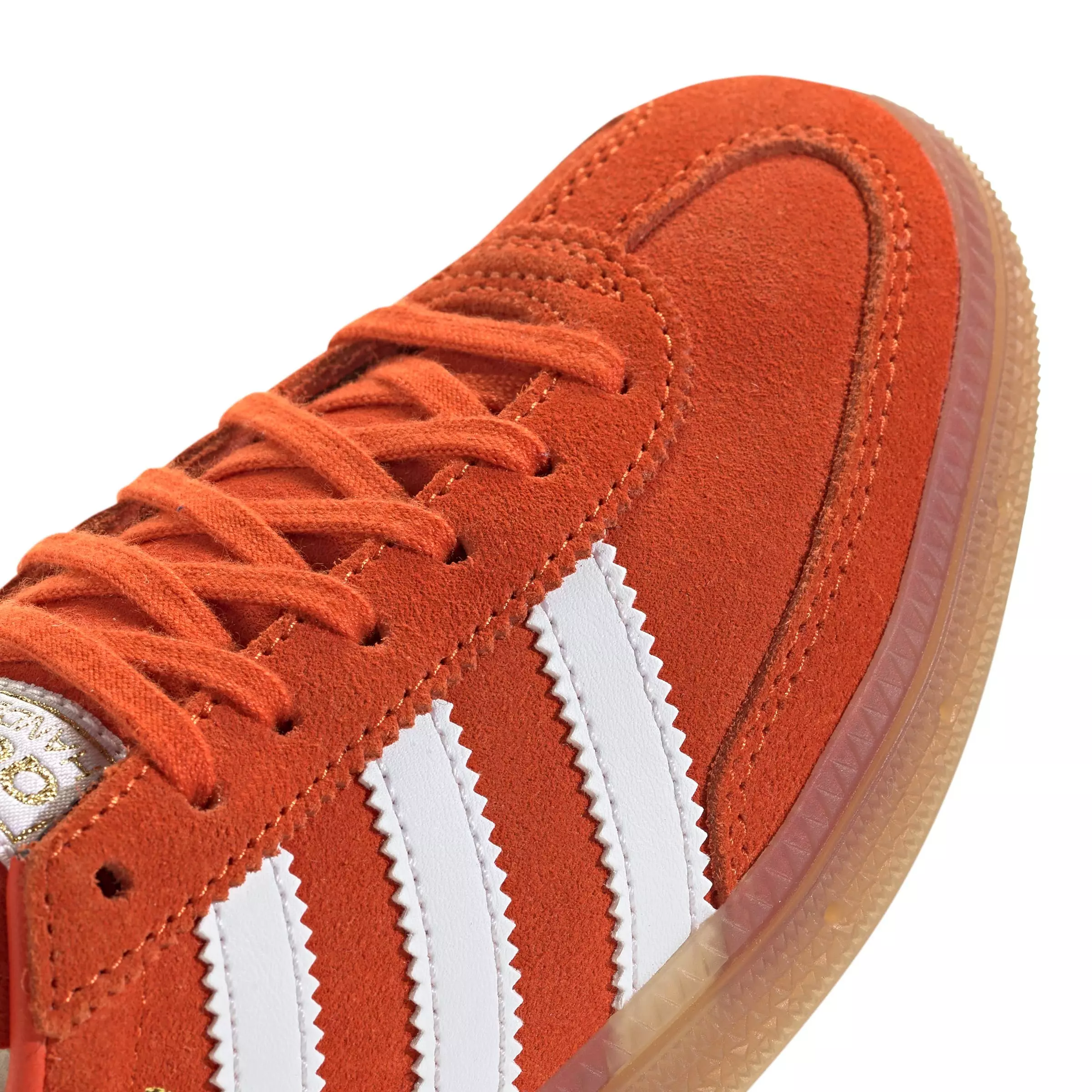 adidas Originals Handball Spezial "Collegiate Orange/Gum 5" Grade School Boys' Shoe - ORANGE/GUM