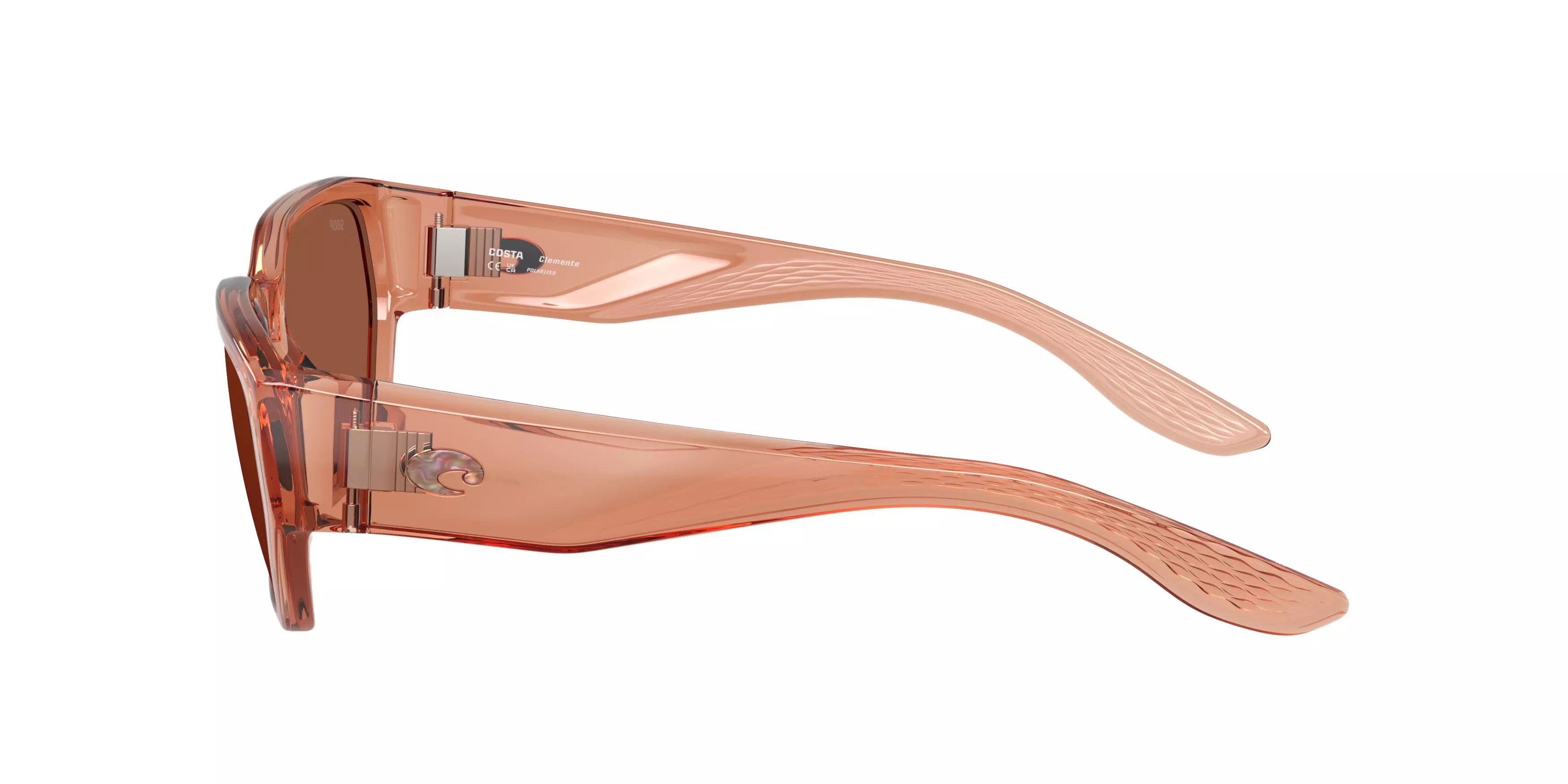 Costa Del Mar Clemente Copper 580PG Polarized Sunglasses - Translucent Pink Sands - PINK