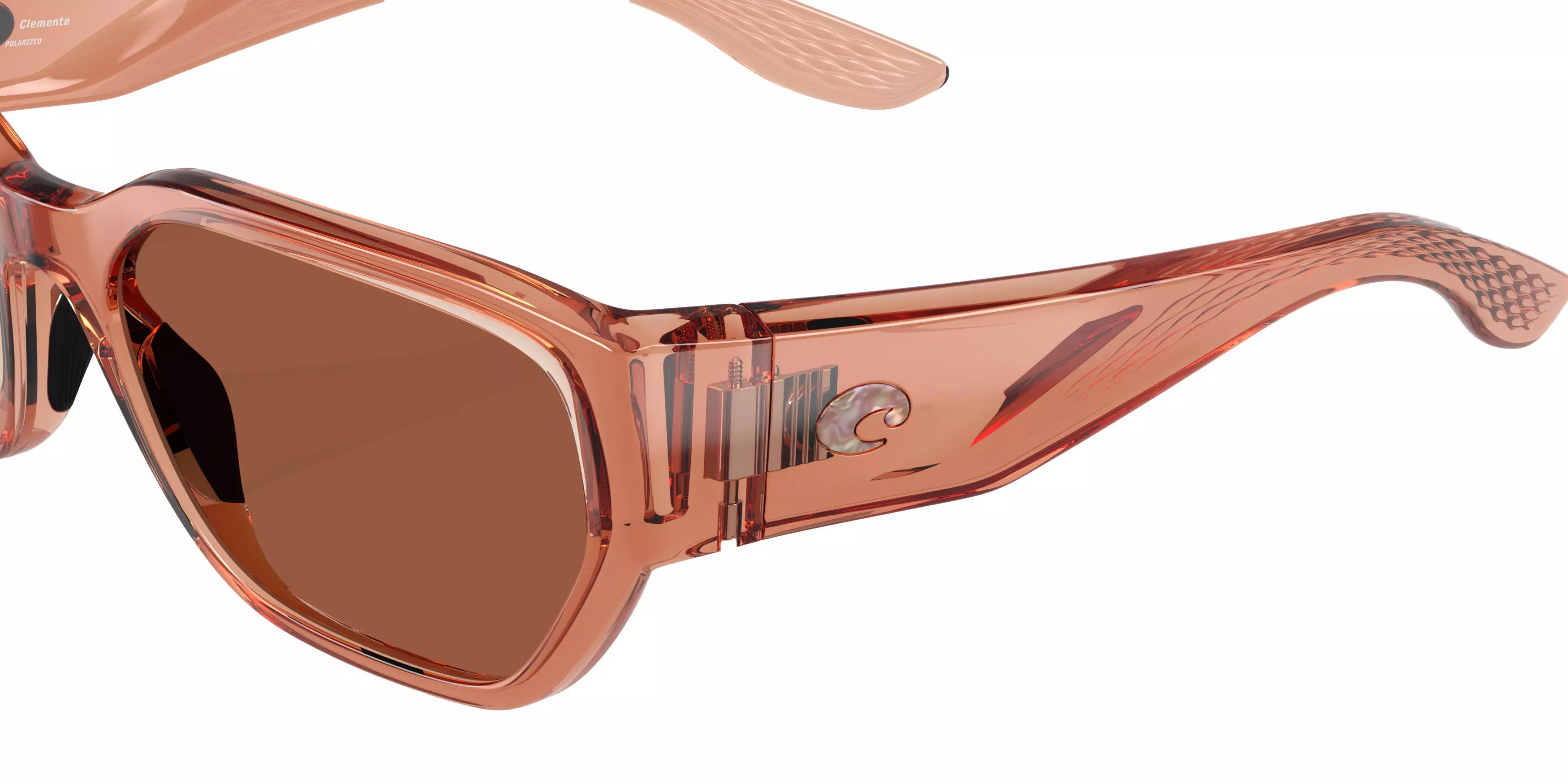 Costa Del Mar Clemente Copper 580PG Polarized Sunglasses - Translucent Pink Sands - PINK