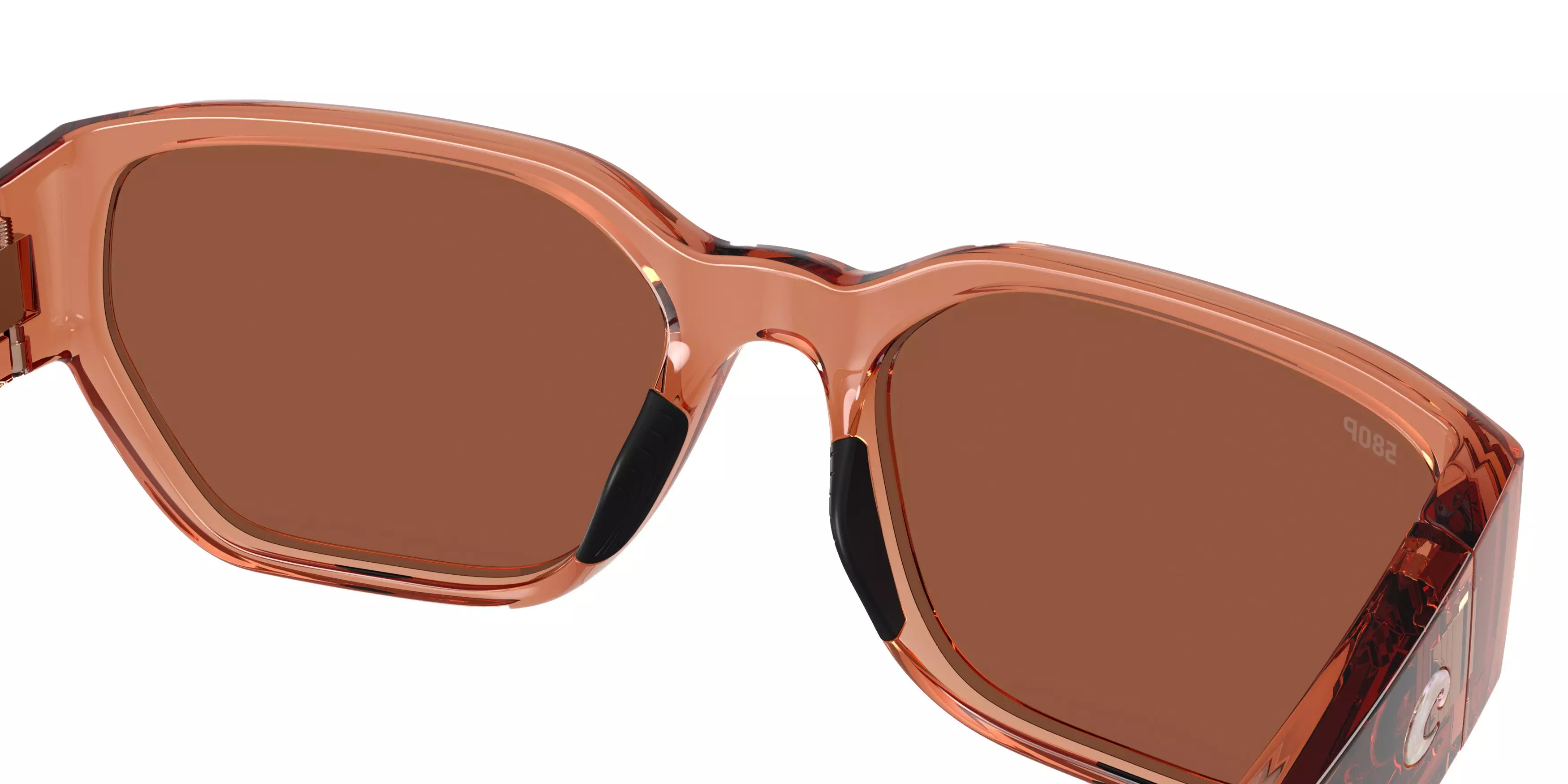 Costa Del Mar Clemente Copper 580PG Polarized Sunglasses - Translucent Pink Sands - PINK