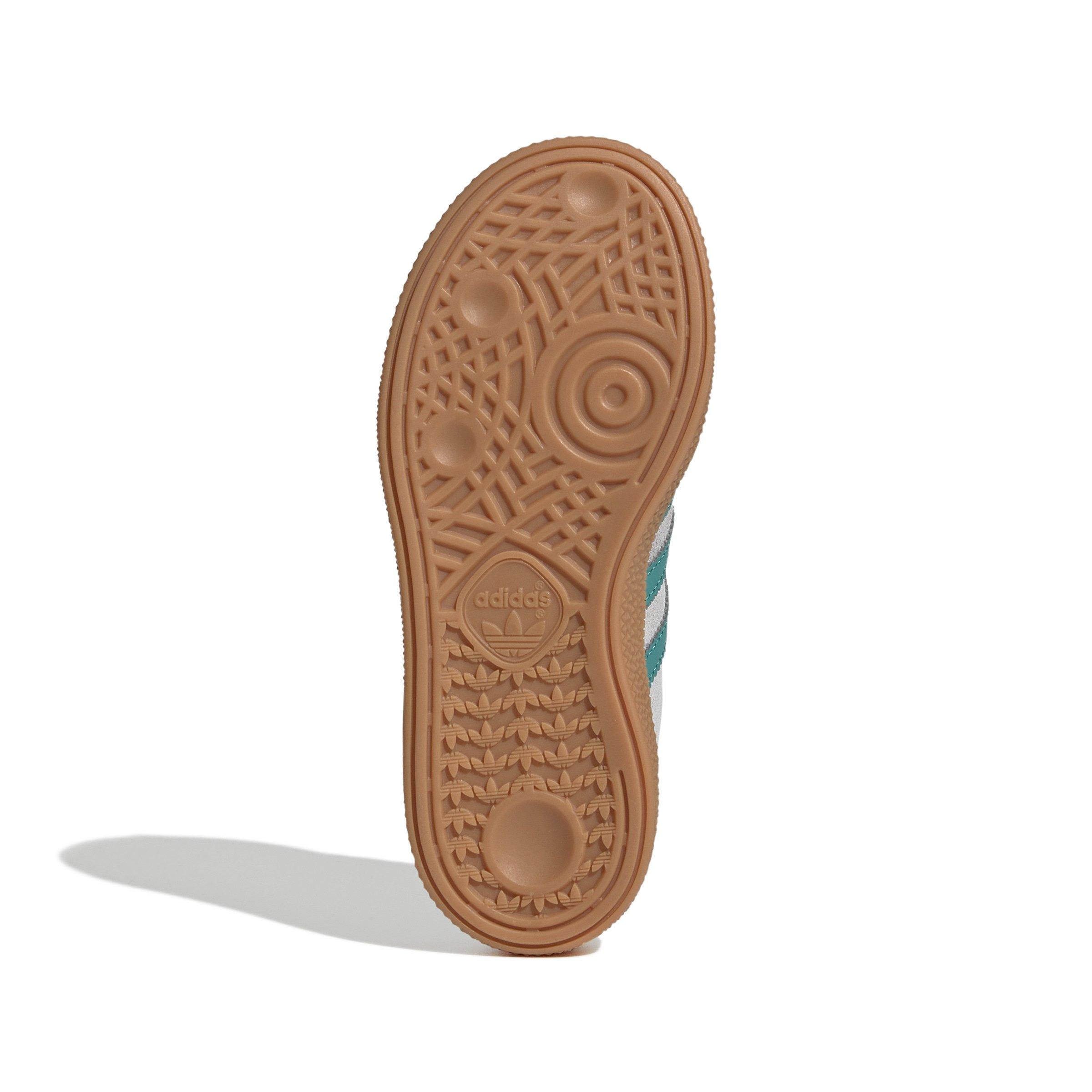 adidas Originals Handball Spezial Preschool Boys' "Grey Two/Pure Teal/Gum 2" Shoe